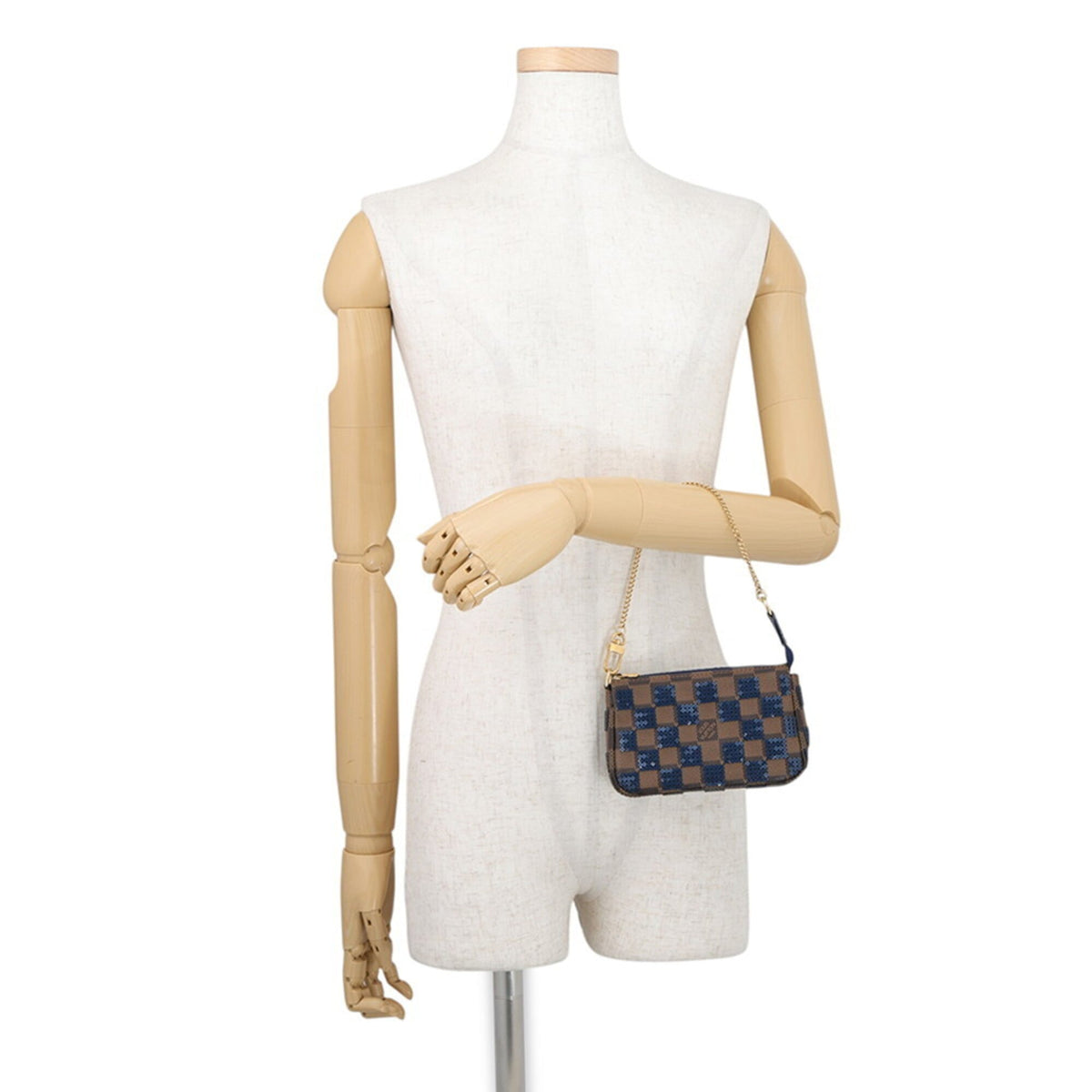 Louis Vuitton Blue Spangles Handbag (Pre-Owned)