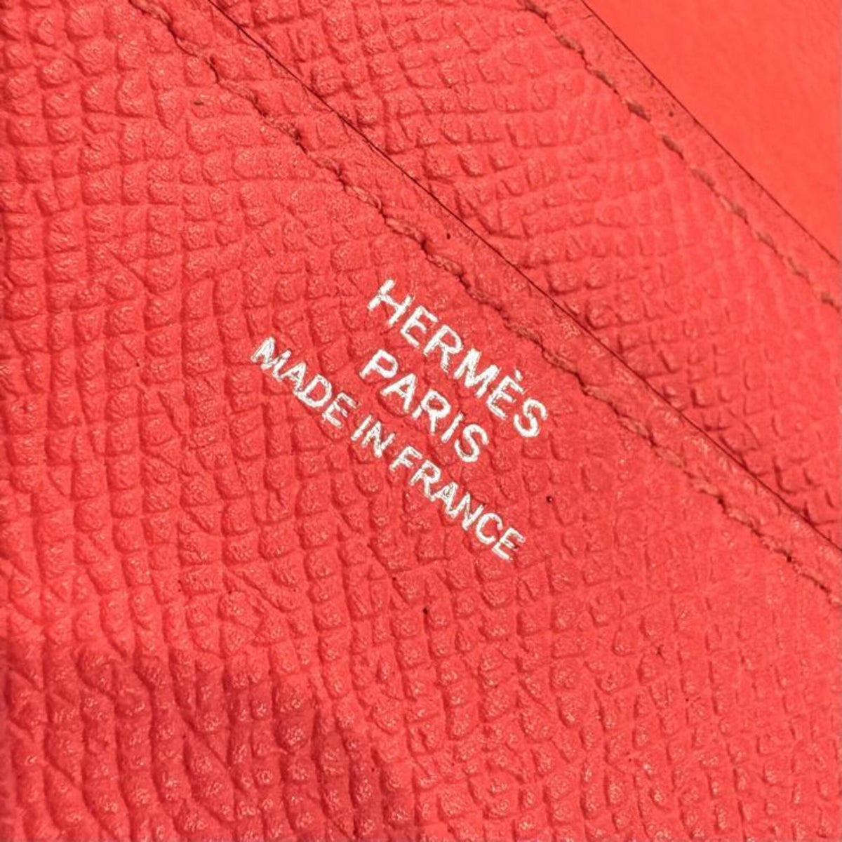 Hermes Pink Epsom Leather Long Wallet (Bi-Fold) (Pre-Owned)