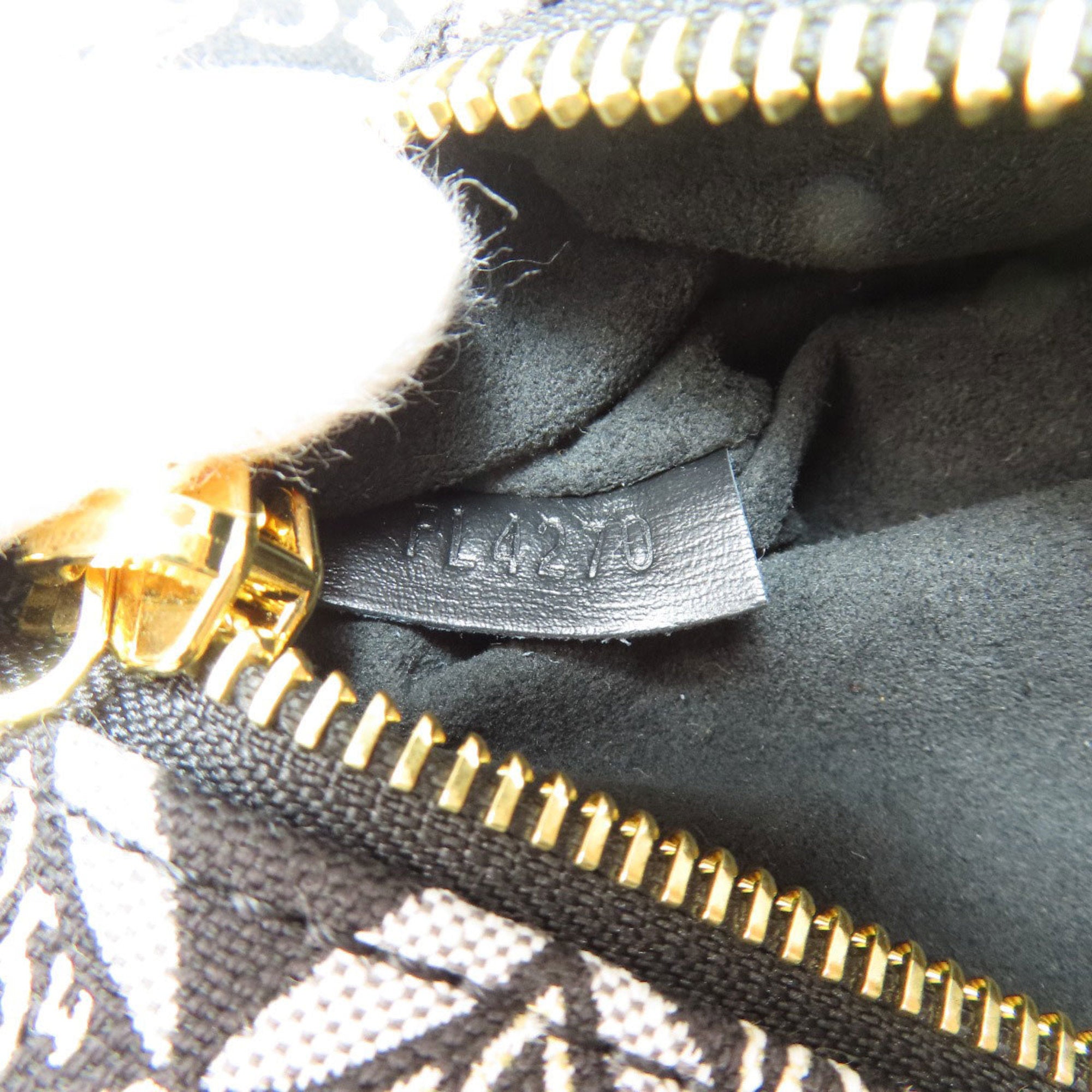 Louis Vuitton Black White Monogram Handbag (Pre-Owned)