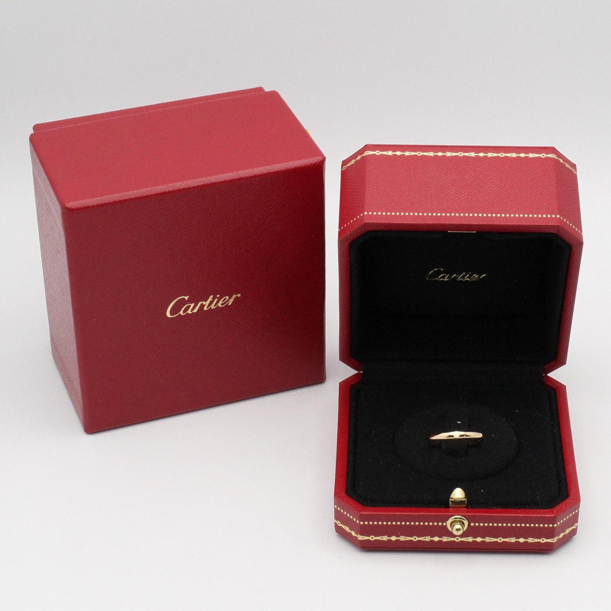 Cartier Gold Clear Yellow Gold (18K) Band Ring (Pre-Owned)