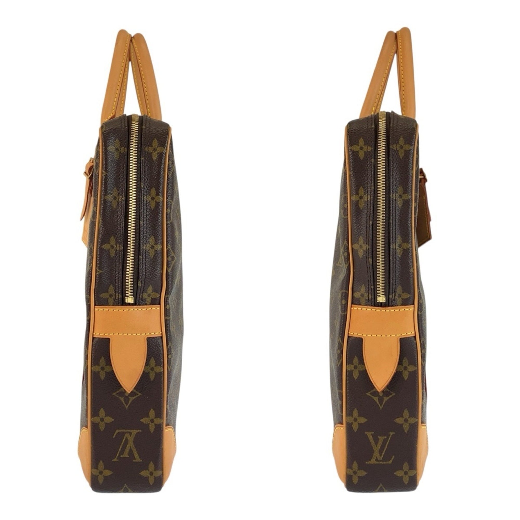 Louis Vuitton Brown Monogram Monogram Briefcase (Pre-Owned)