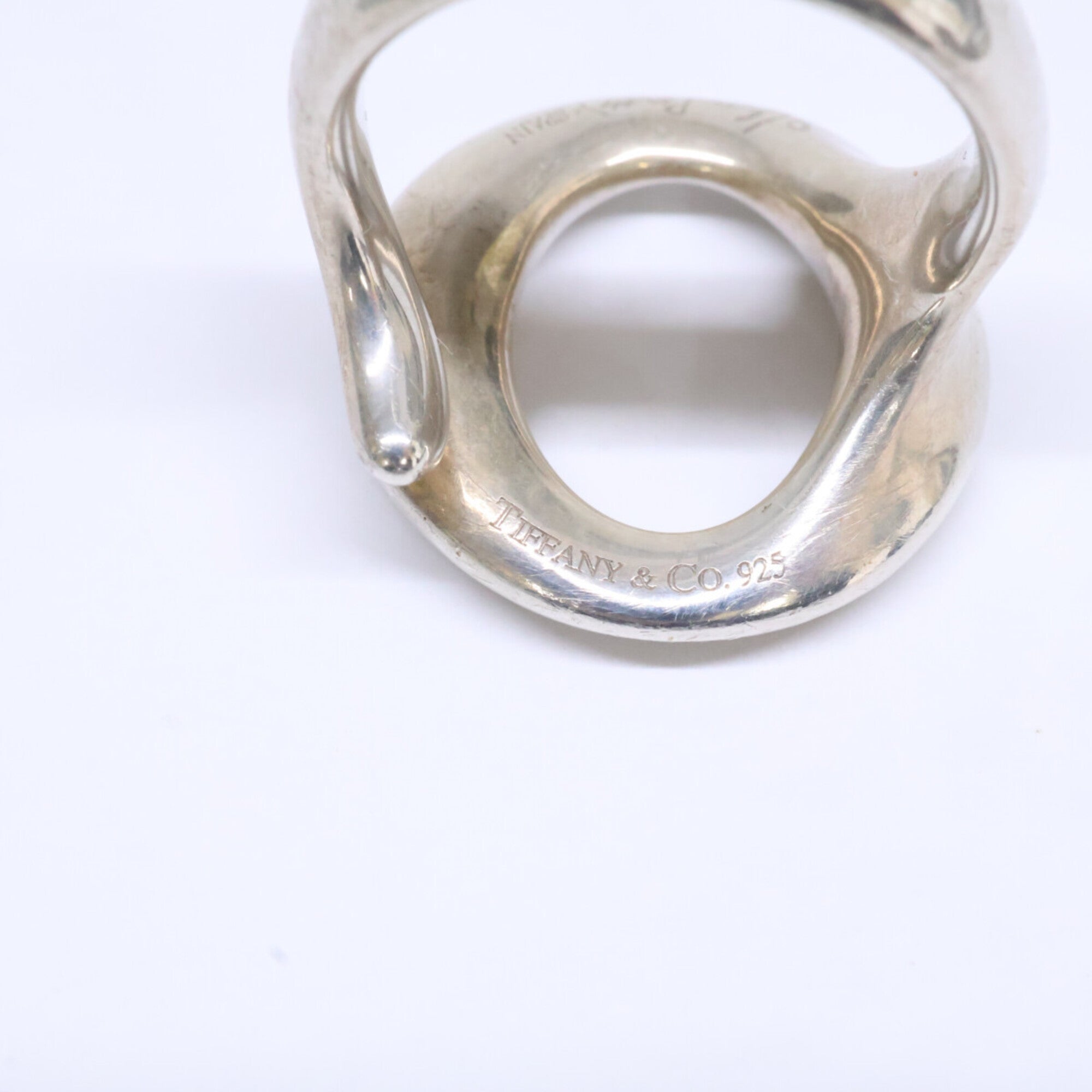Tiffany Silver Silver 925 Band Ring (Pre-Owned)