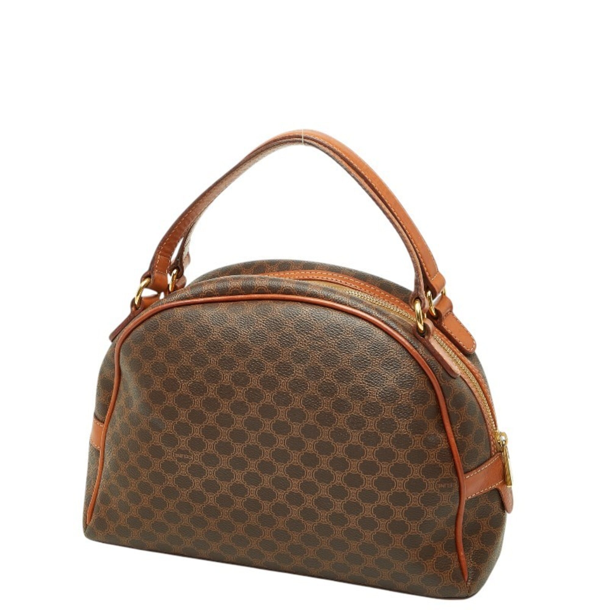 Celine Brown Pvc Leather Handbag (Pre-Owned)