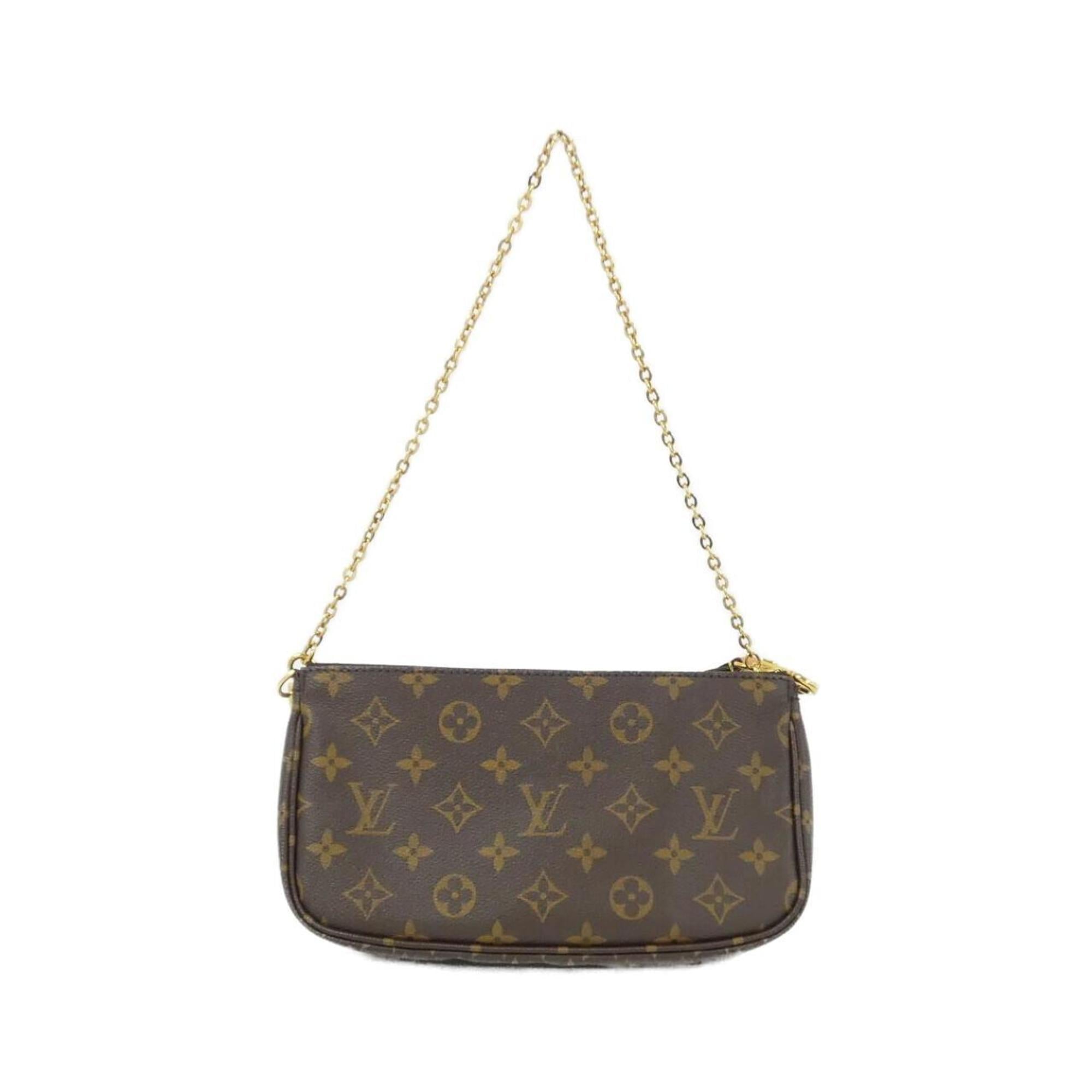 Louis Vuitton Monogram Khaki Marron Monogram Monogram Pochette Pouch Shoulder Bag (Pre-Owned)