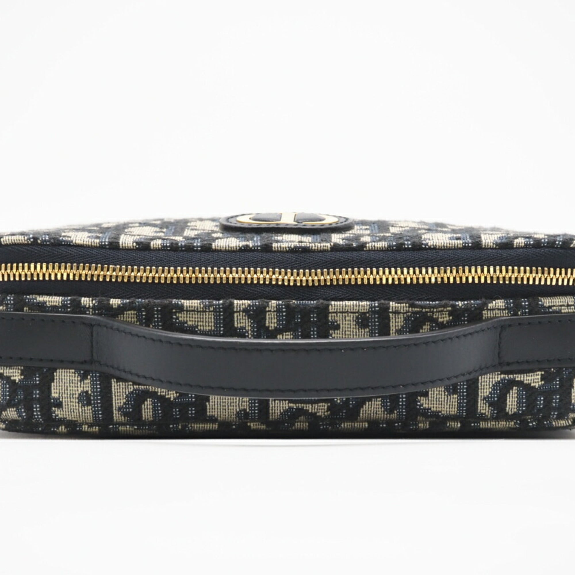 Christian Louboutin Navy Canvas Shoulder Bag (Pre-Owned)