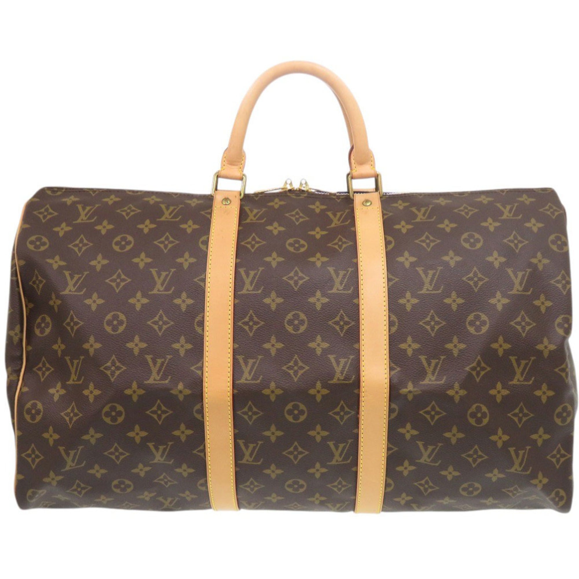Louis Vuitton Monogram Brown Monogram Canvas Boston Bag (Pre-Owned)