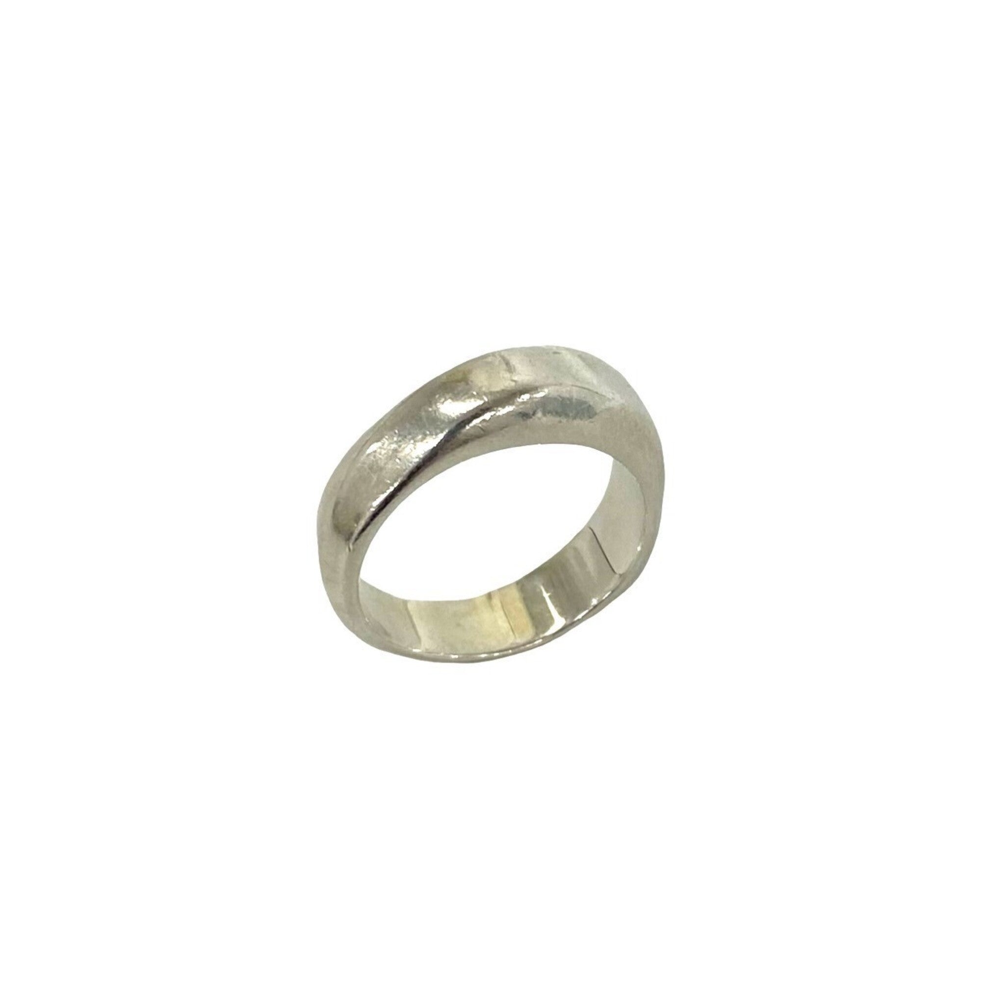 Tiffany Silver Silver 925 Band Ring (Pre-Owned)