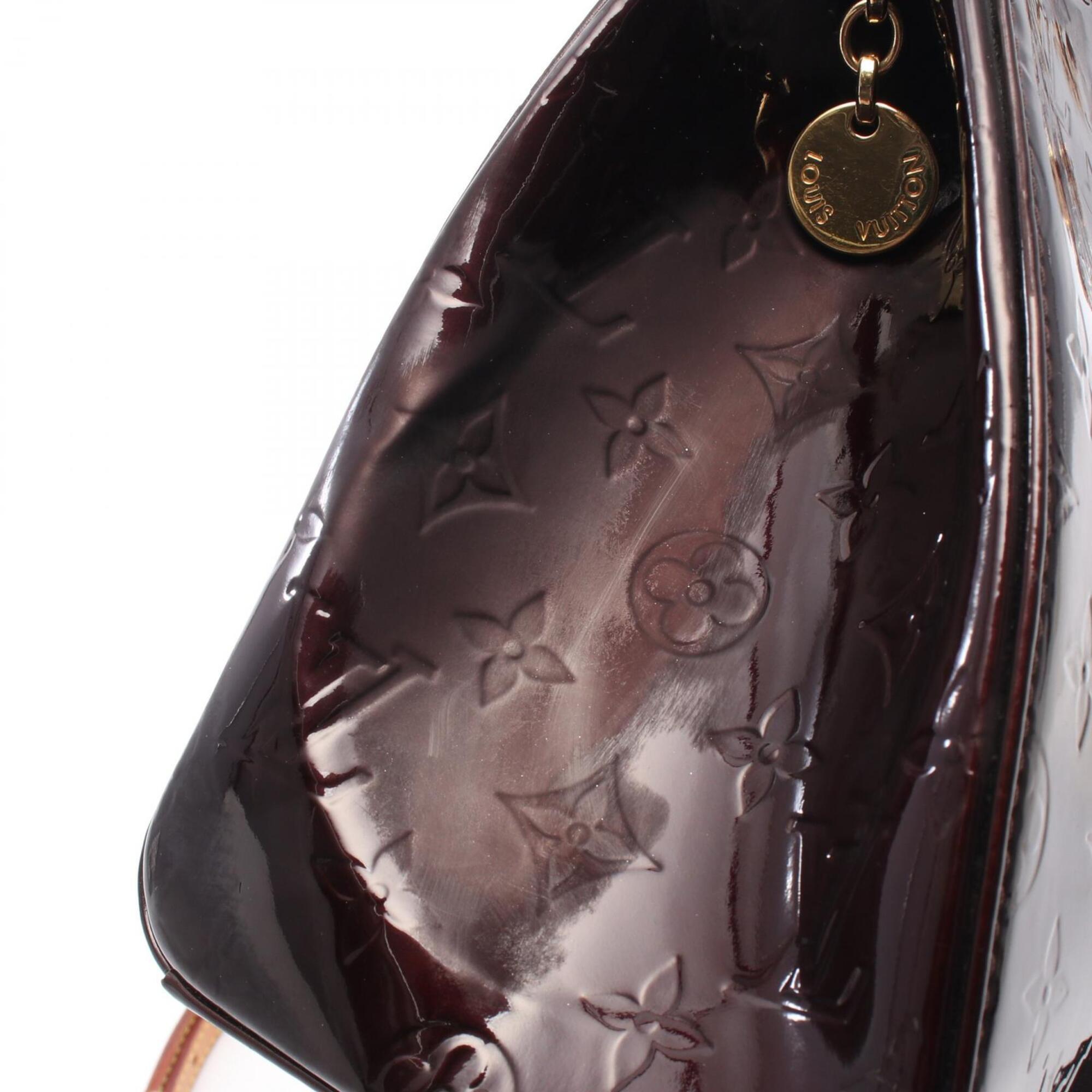 Louis Vuitton Purple Leather Handbag (Pre-Owned)