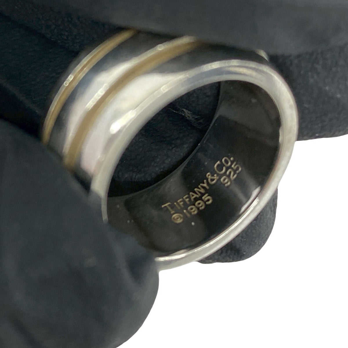 Tiffany Silver Silver 925 Band Ring (Pre-Owned)