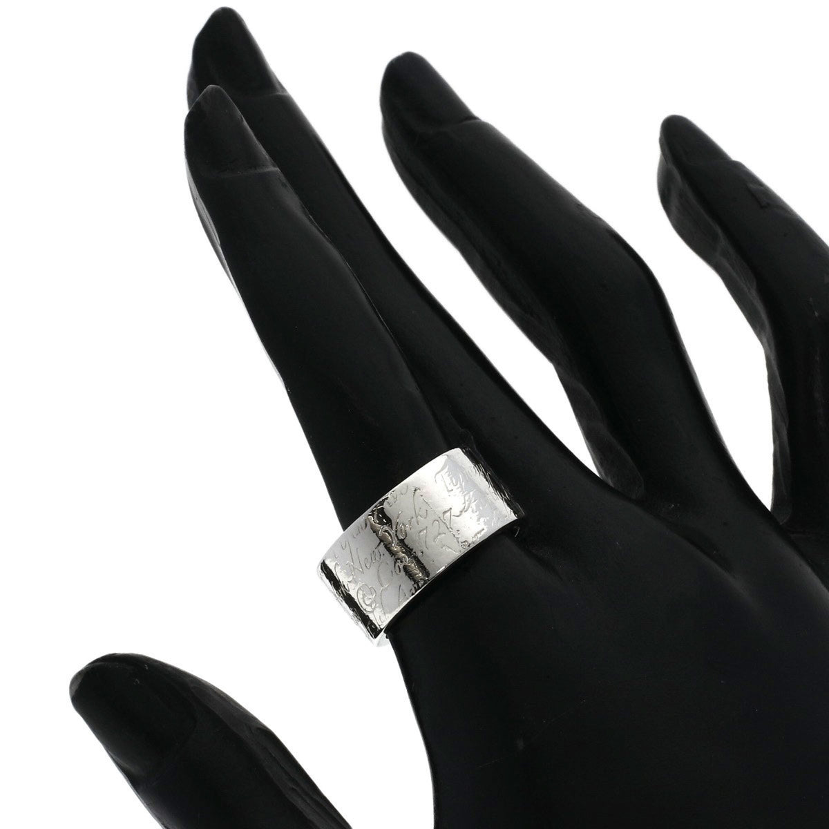 Tiffany Silver Silver Band Ring (Pre-Owned)