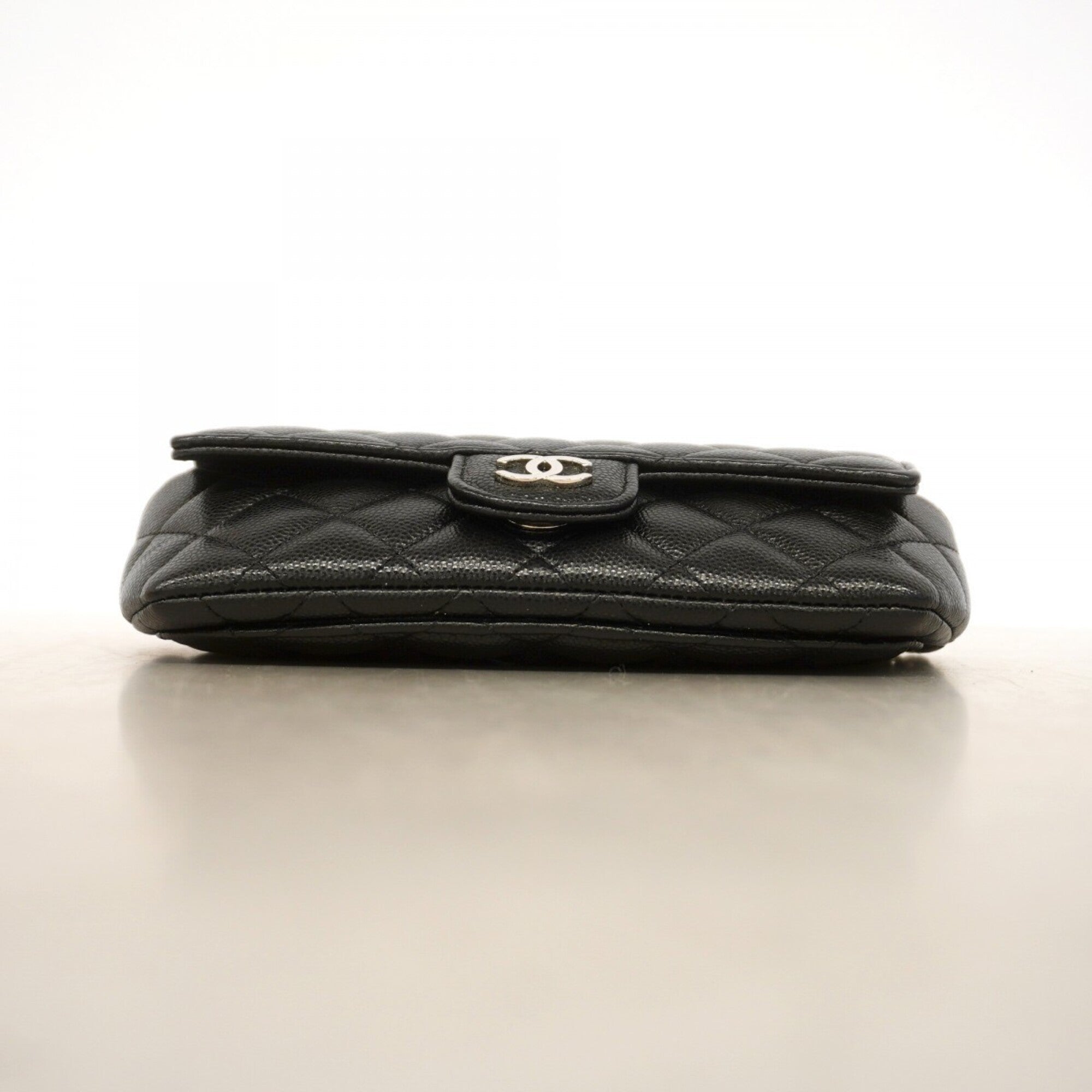 Chanel Black Grained Calfskin (Pre-Owned)