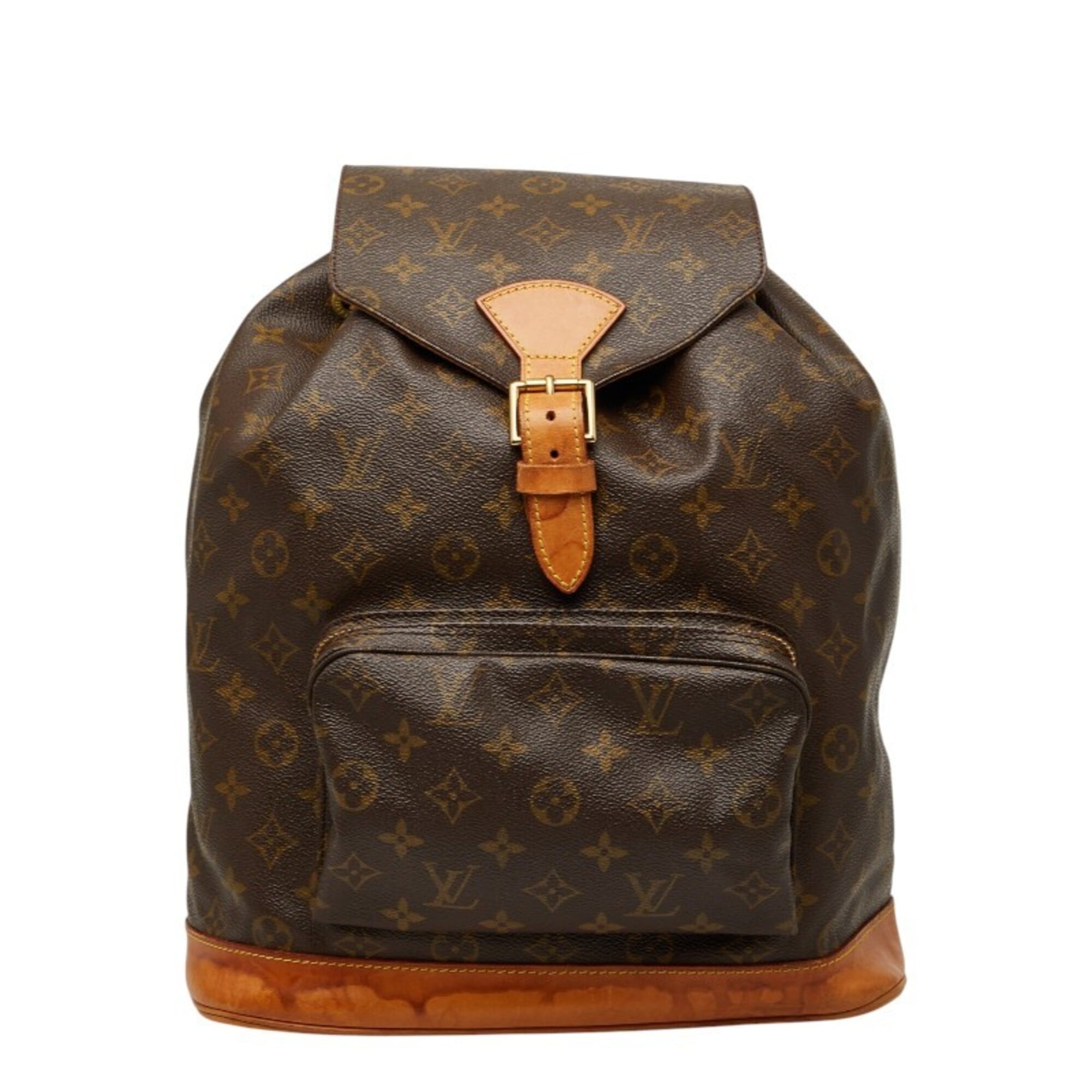 Louis Vuitton Brown Pvc Leather Backpack (Pre-Owned)