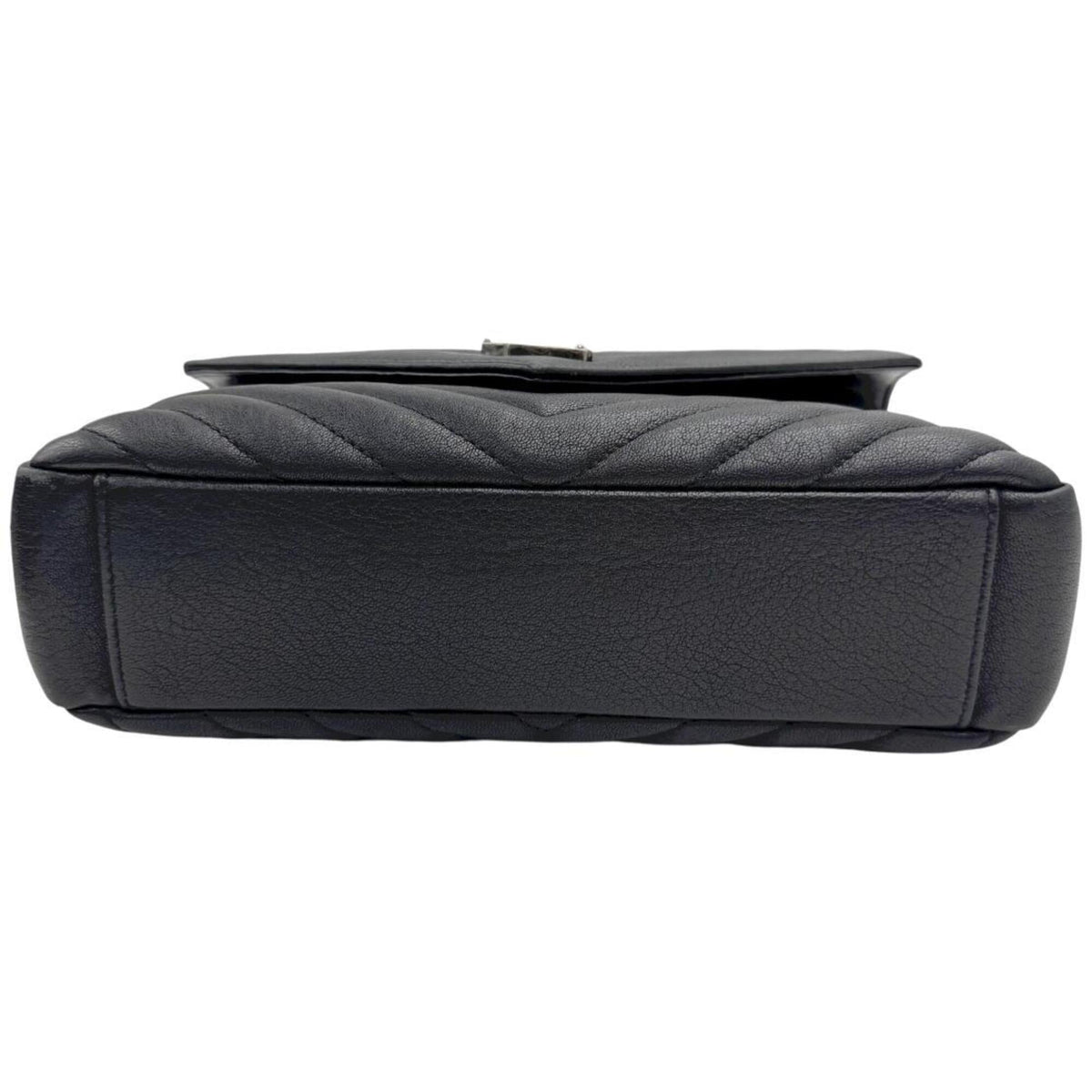 Saint Laurent Black Leather Shoulder Bag (Pre-Owned)