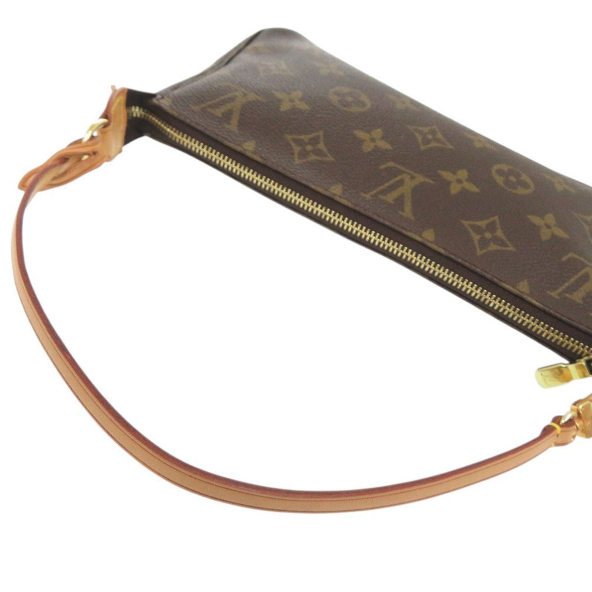 Louis Vuitton Brown Monogram Monogram Handbag Pochette Pouch (Pre-Owned)