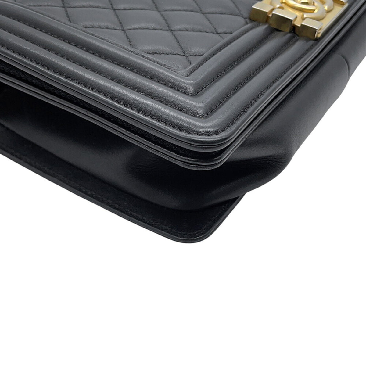 Chanel Black Handbag Shoulder Bag (Pre-Owned)