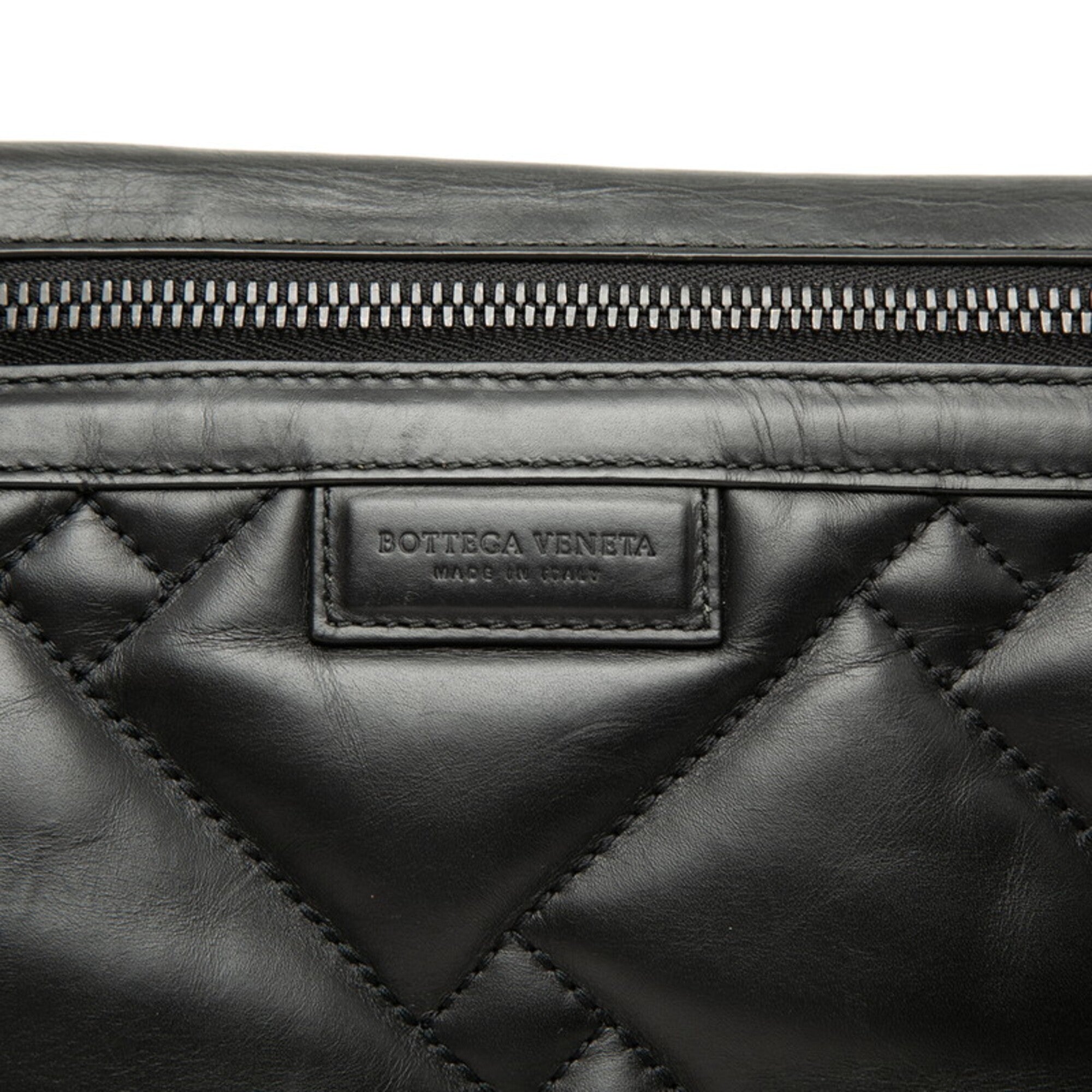 Bottega Veneta Black Leather Fanny Pack (Pre-Owned)