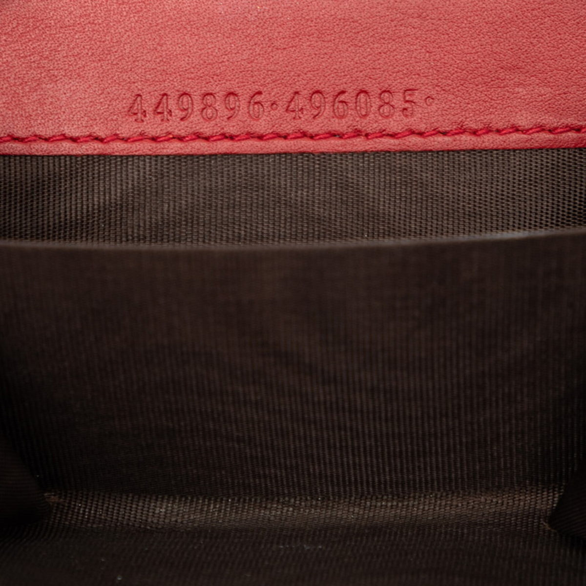 Gucci Red Color Leather Coin Purse/Coin Case (Pre-Owned)