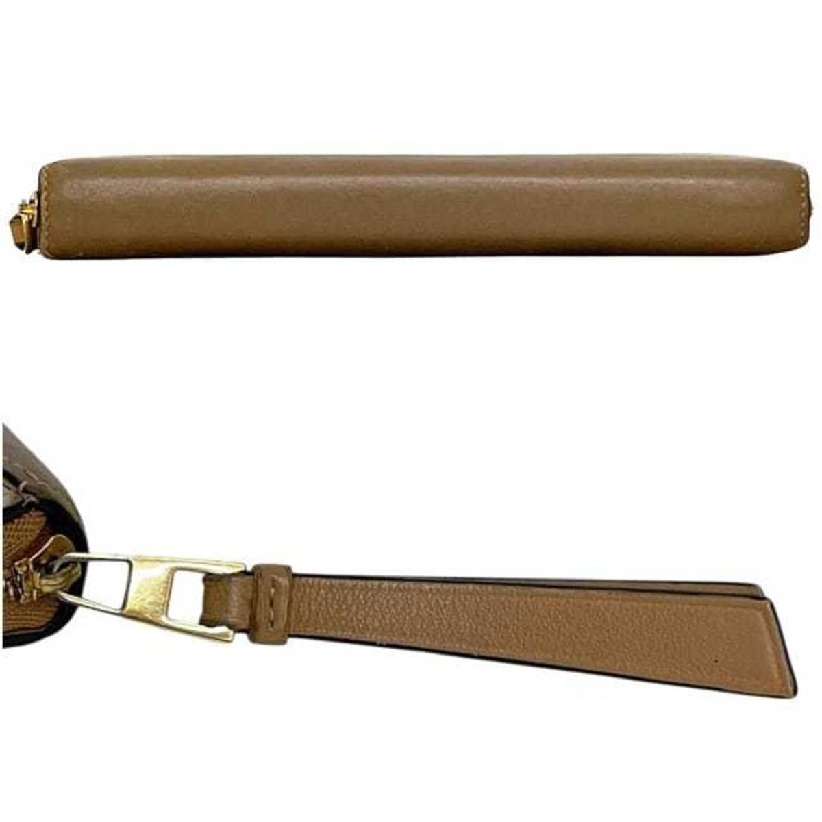 Loewe Brown Leather Long Wallet (Bi-Fold) (Pre-Owned)