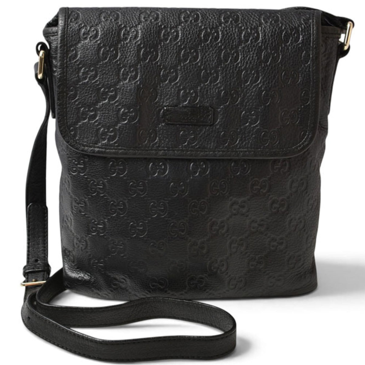 Gucci Black Leather Shoulder Bag (Pre-Owned)