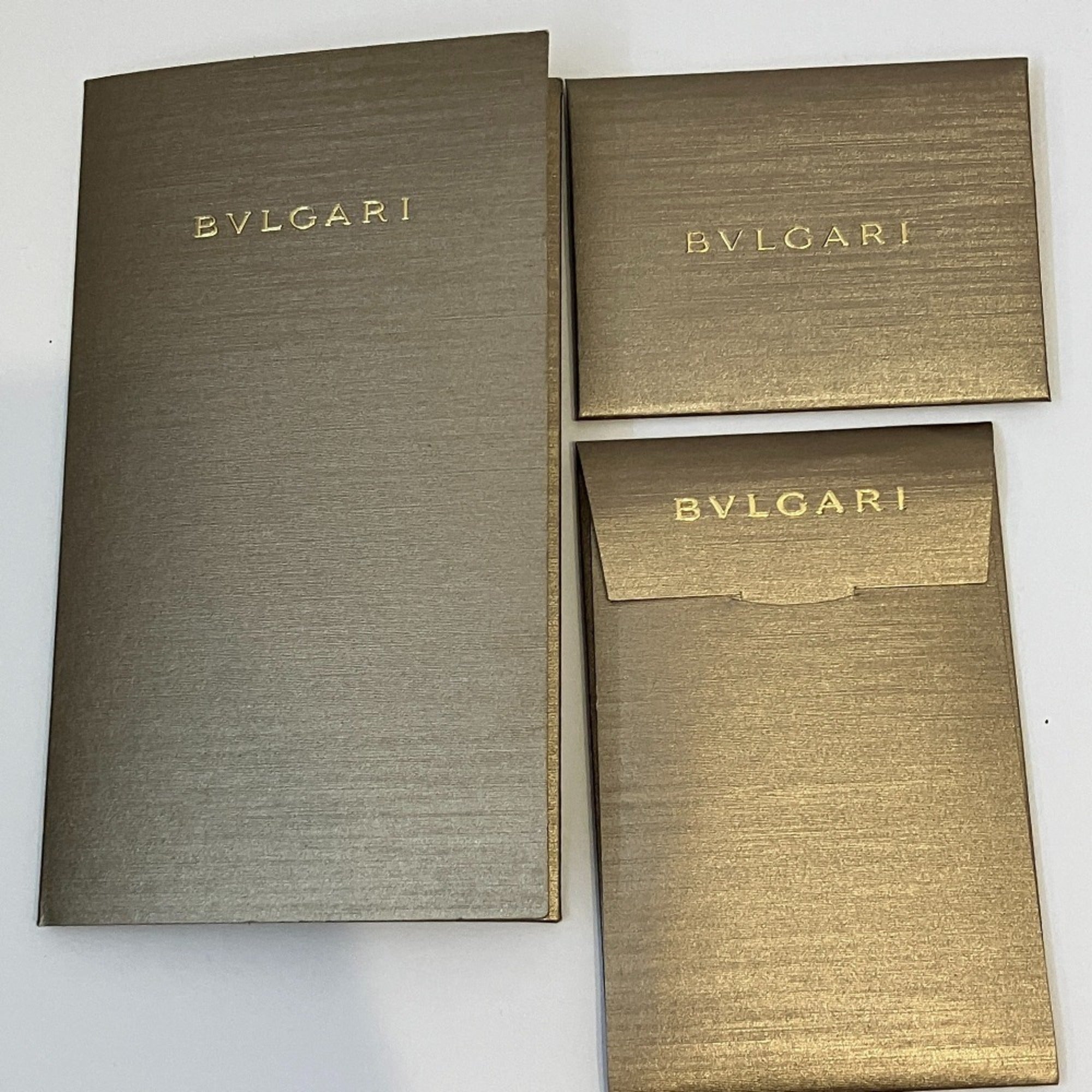 Bvlgari Black Leather Long Wallet (Bi-Fold) (Pre-Owned)