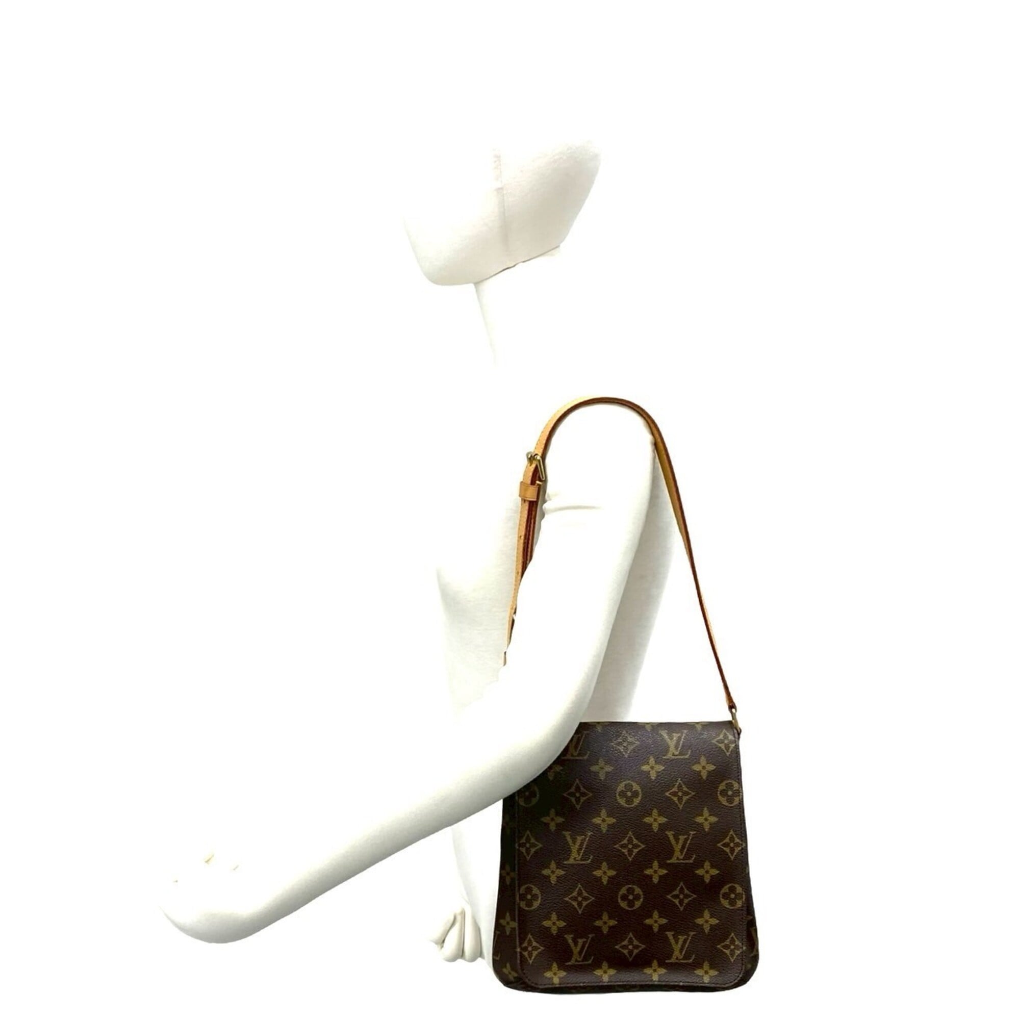 Louis Vuitton Brown Leather Pvc Pochette Shoulder Bag (Pre-Owned)