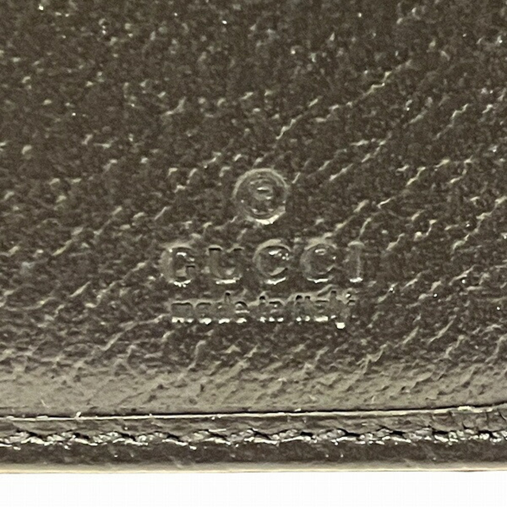Gucci Black Leather Long Wallet (Bi-Fold) (Pre-Owned)
