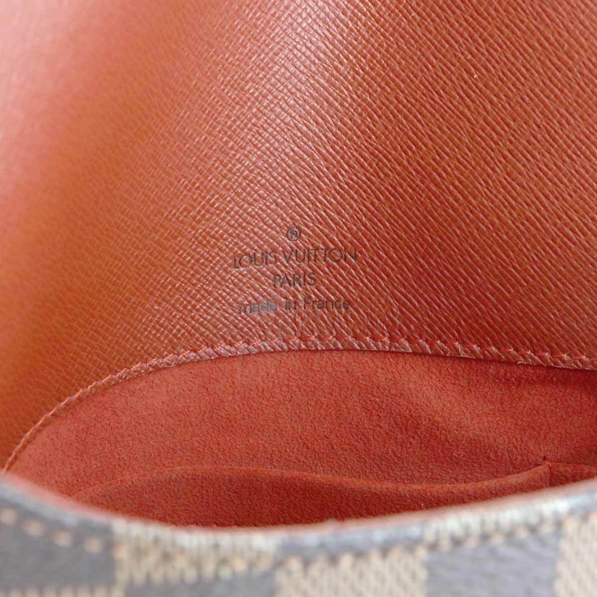 Louis Vuitton Brown Damier Canvas Ebene Damier Canvas Handbag Shoulder Bag (Pre-Owned)