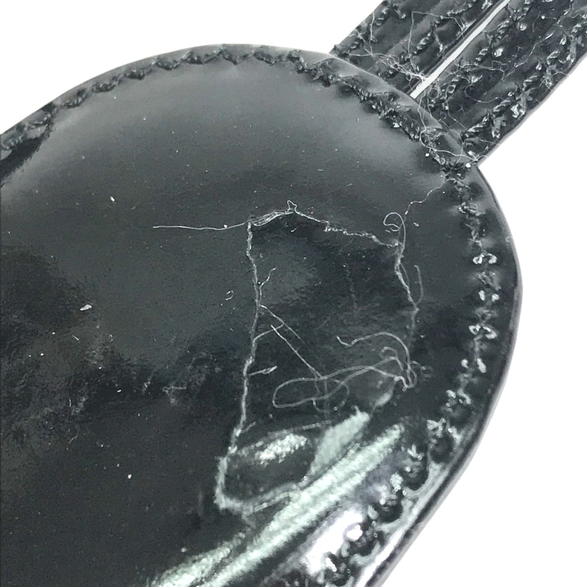 Chanel Black Patent Leather Boston Bag (Pre-Owned)