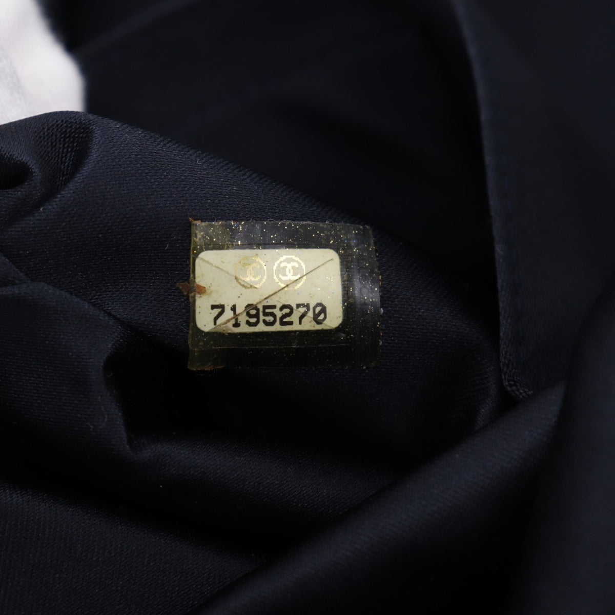 Chanel Black Satin Shoulder Bag (Pre-Owned)