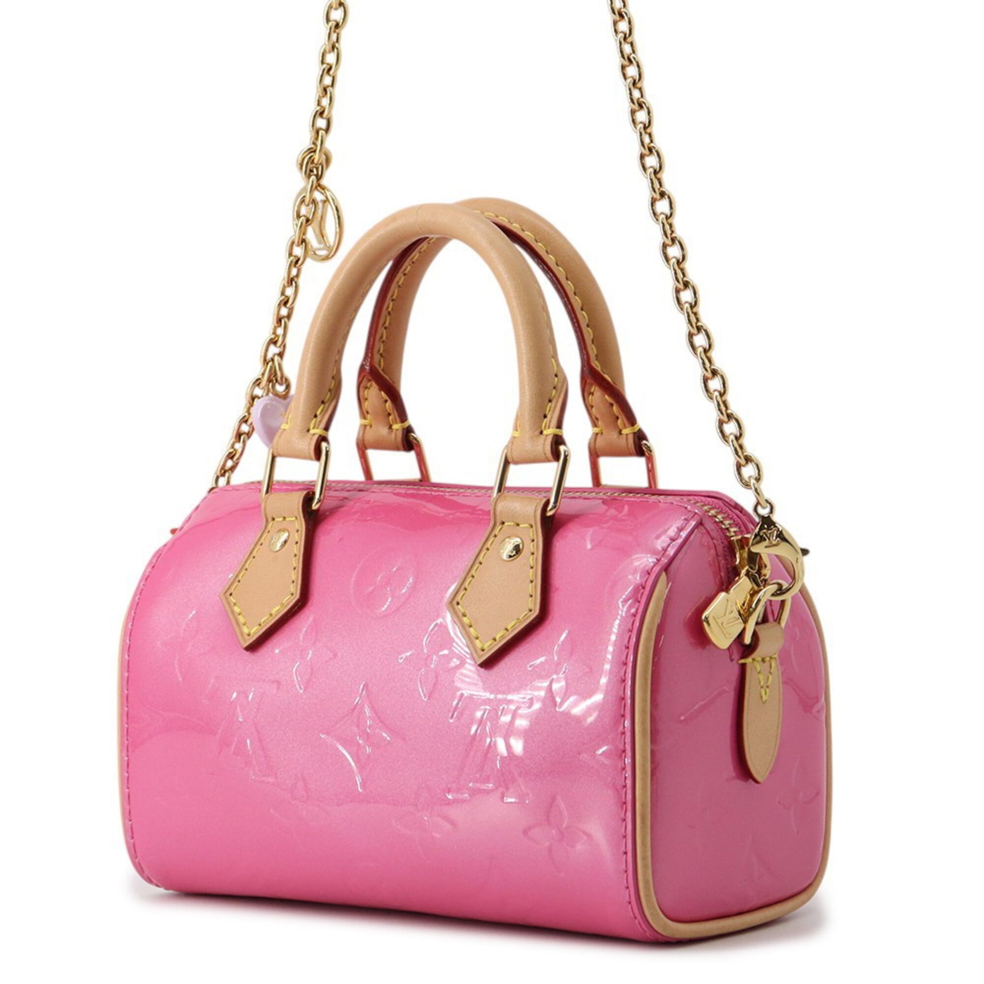 Louis Vuitton Pink Monogram Vernis Handbag Shoulder Bag (Pre-Owned)