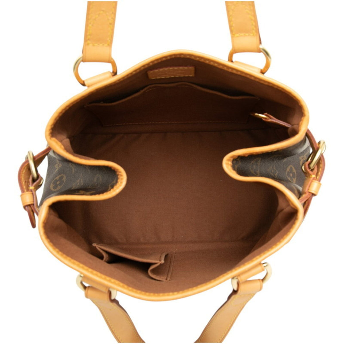 Louis Vuitton Brown Monogram Pvc Leather Handbag Tote Bag (Pre-Owned)