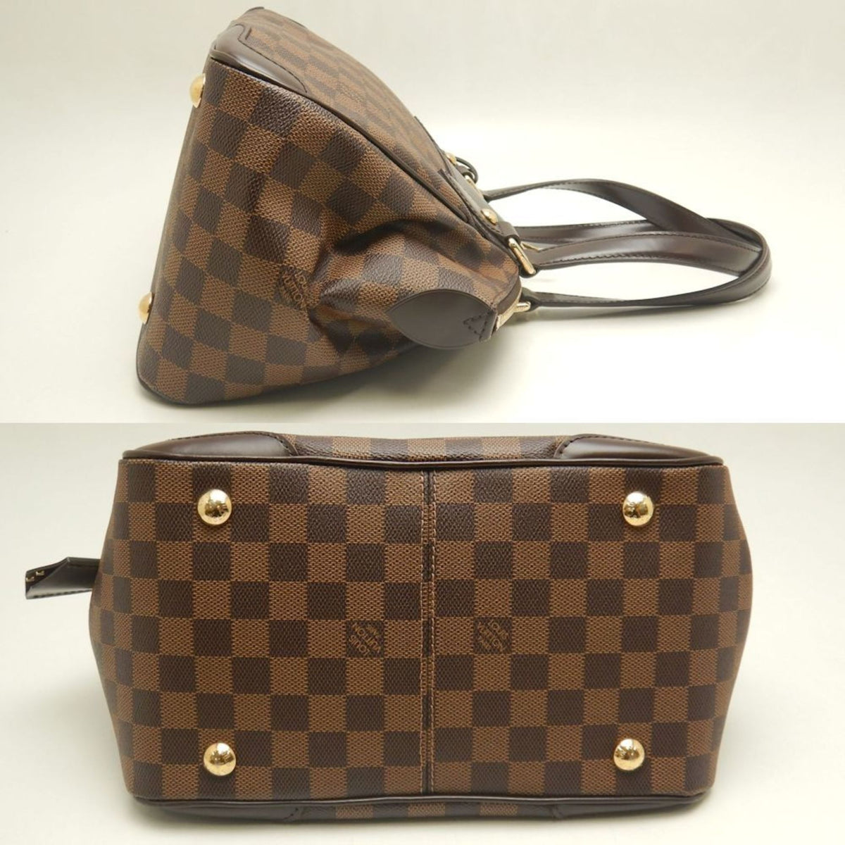 Louis Vuitton Damier Canvas Ebene Damier Canvas Handbag (Pre-Owned)