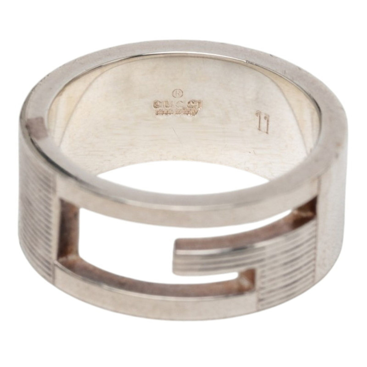 Gucci Silver Silver 925 Band Ring (Pre-Owned)