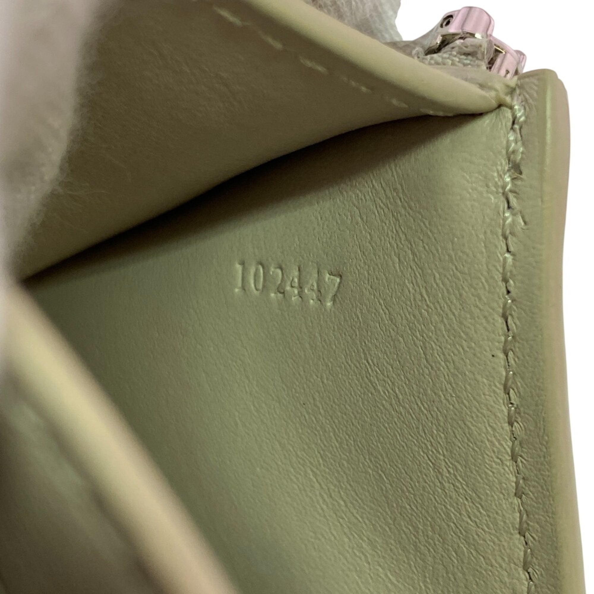 Loewe Beige Leather Wallet (Tri-Fold) (Pre-Owned)