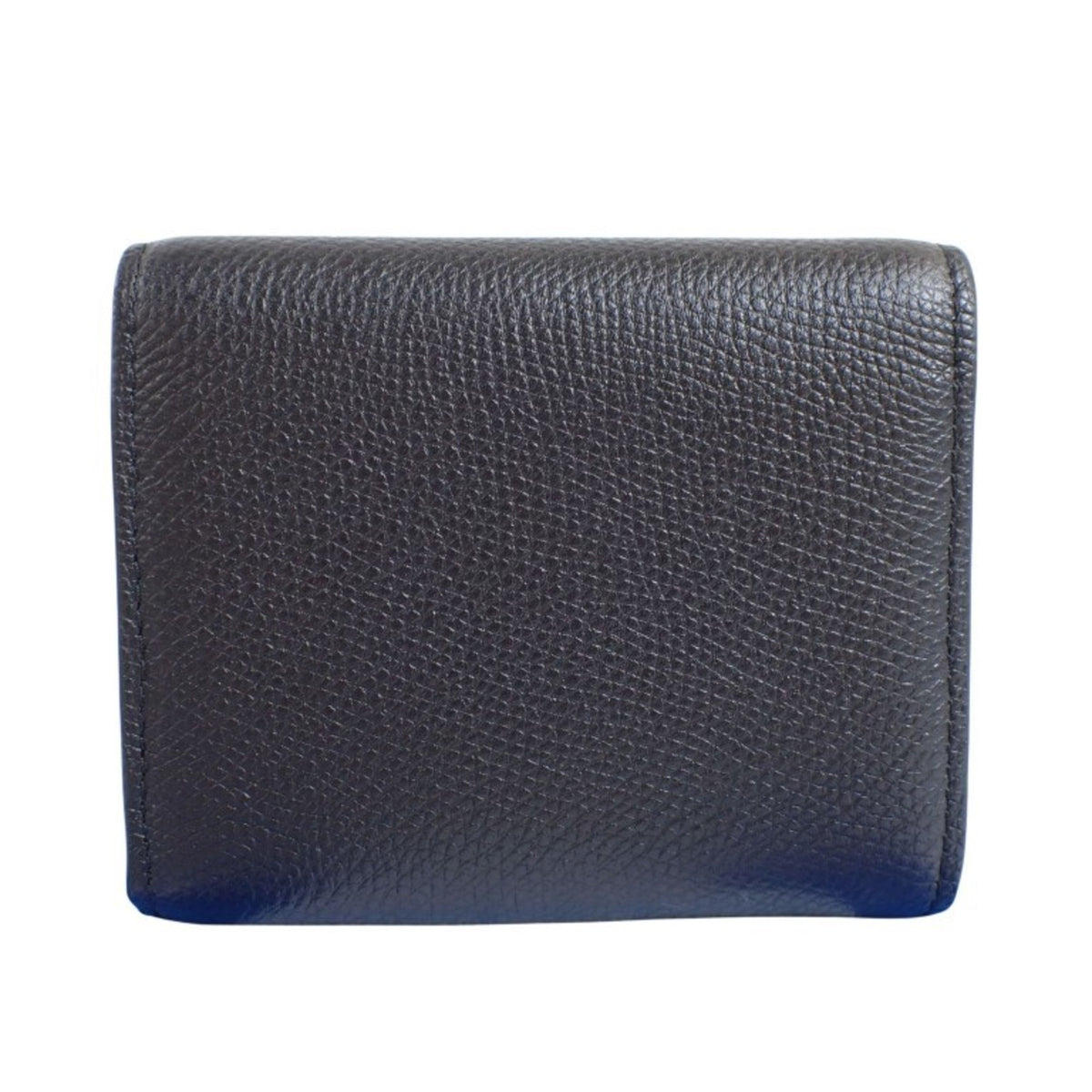 Valentino Garavani Black Leather Wallet (Tri-Fold) (Pre-Owned)