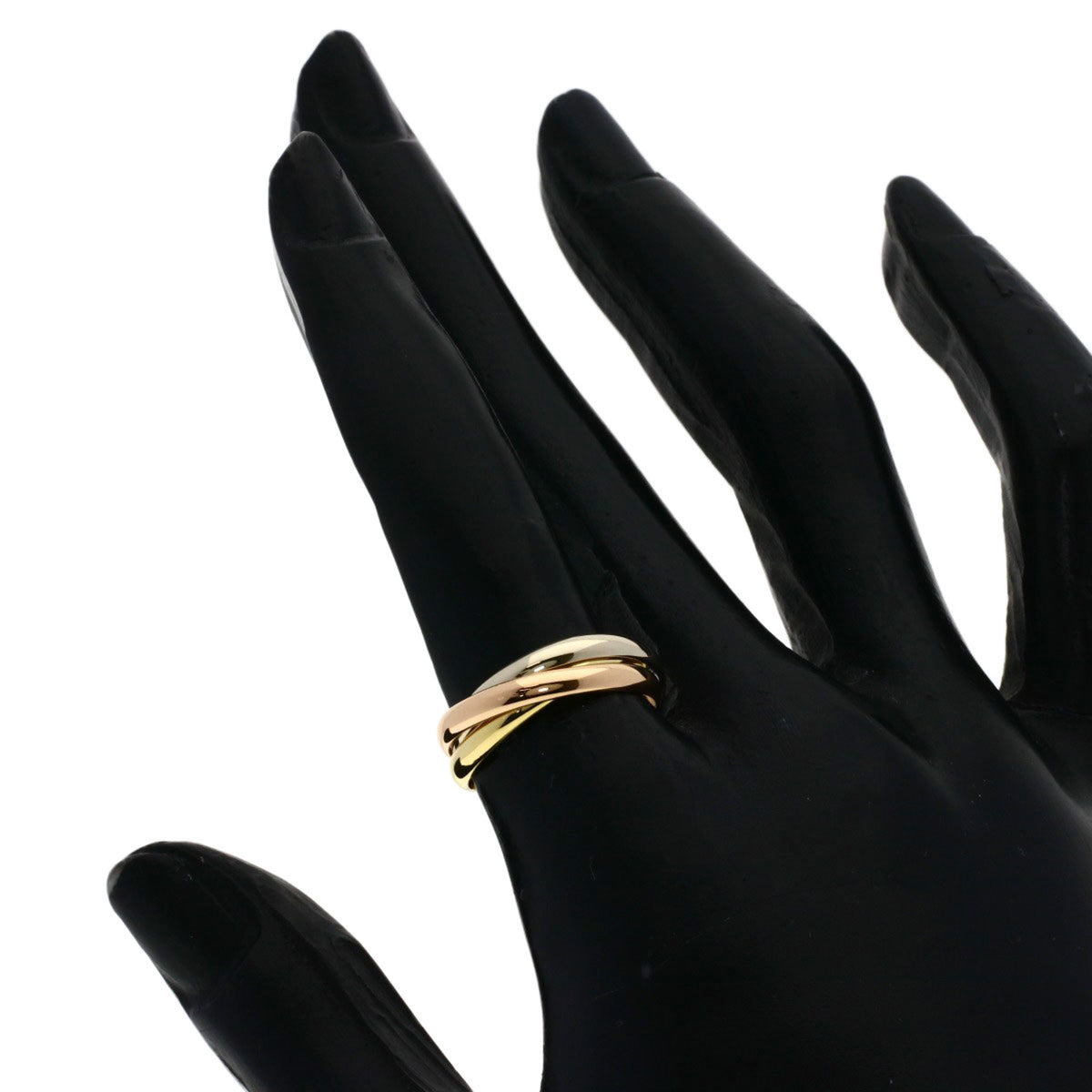 Cartier Trinity Yellow Gold (18K) Pink Gold (18K) White Gold (18K) Band Ring (Pre-Owned)