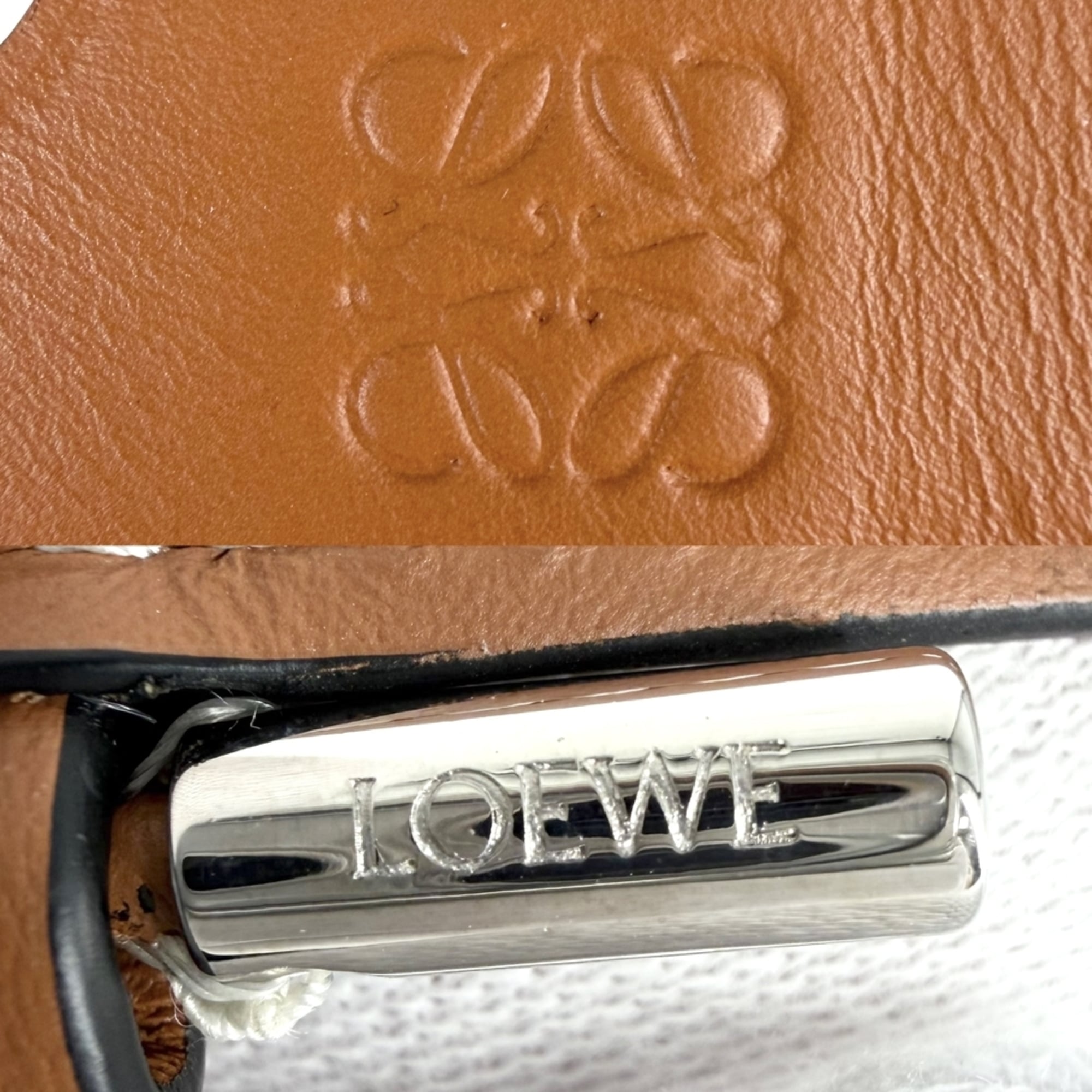 Loewe Brown Leather Pochette Shoulder Bag (Pre-Owned)
