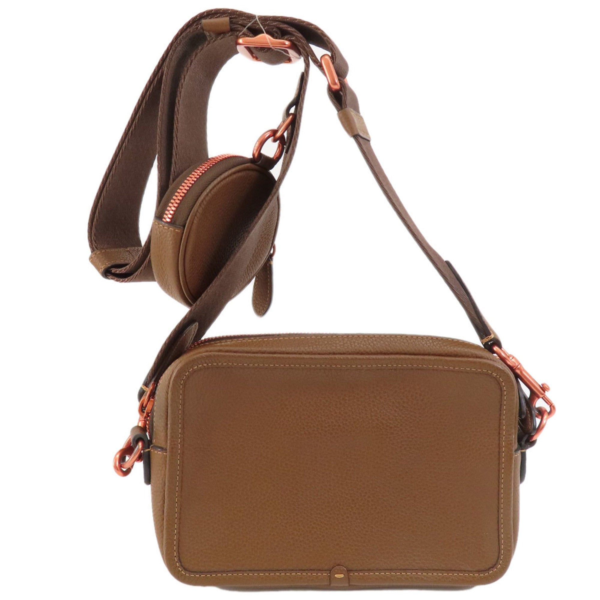 Coach Brown Leather Shoulder Bag (Pre-Owned)