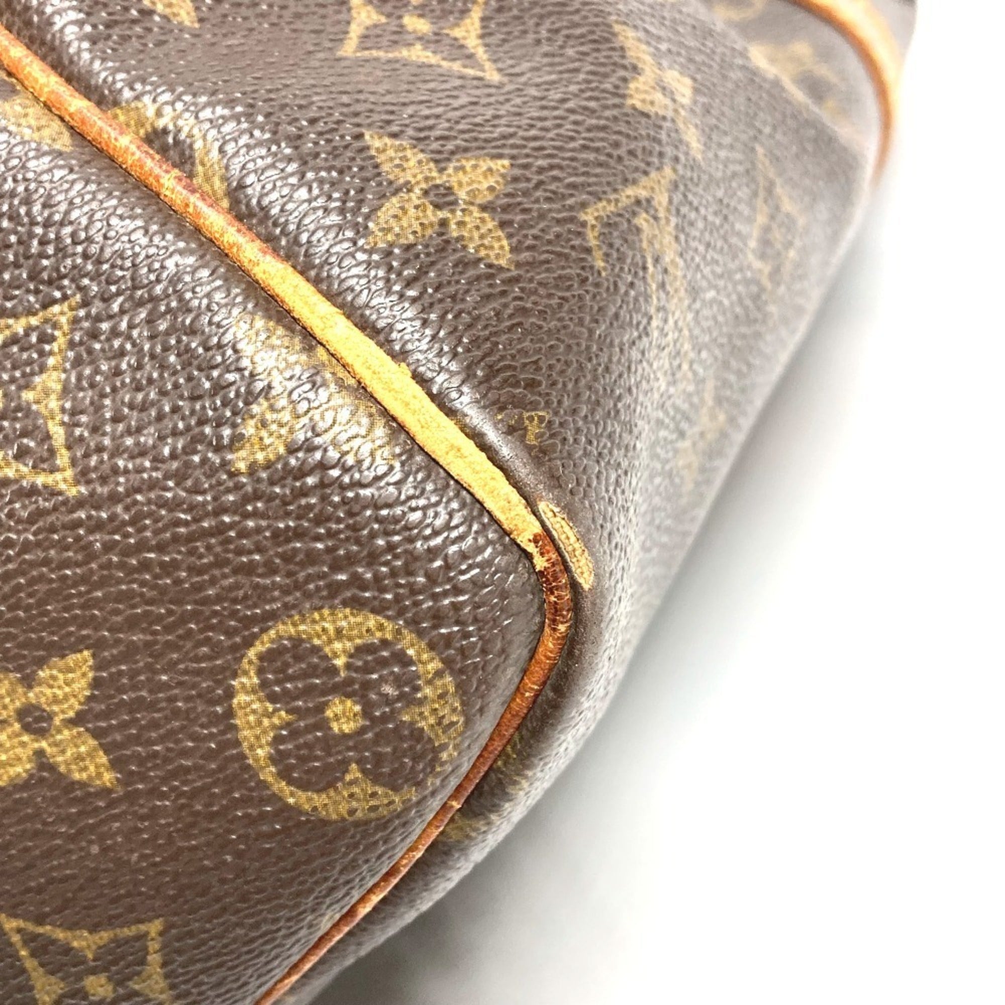 Louis Vuitton Brown Galle Monogram Monogram Boston Bag Handbag (Pre-Owned)