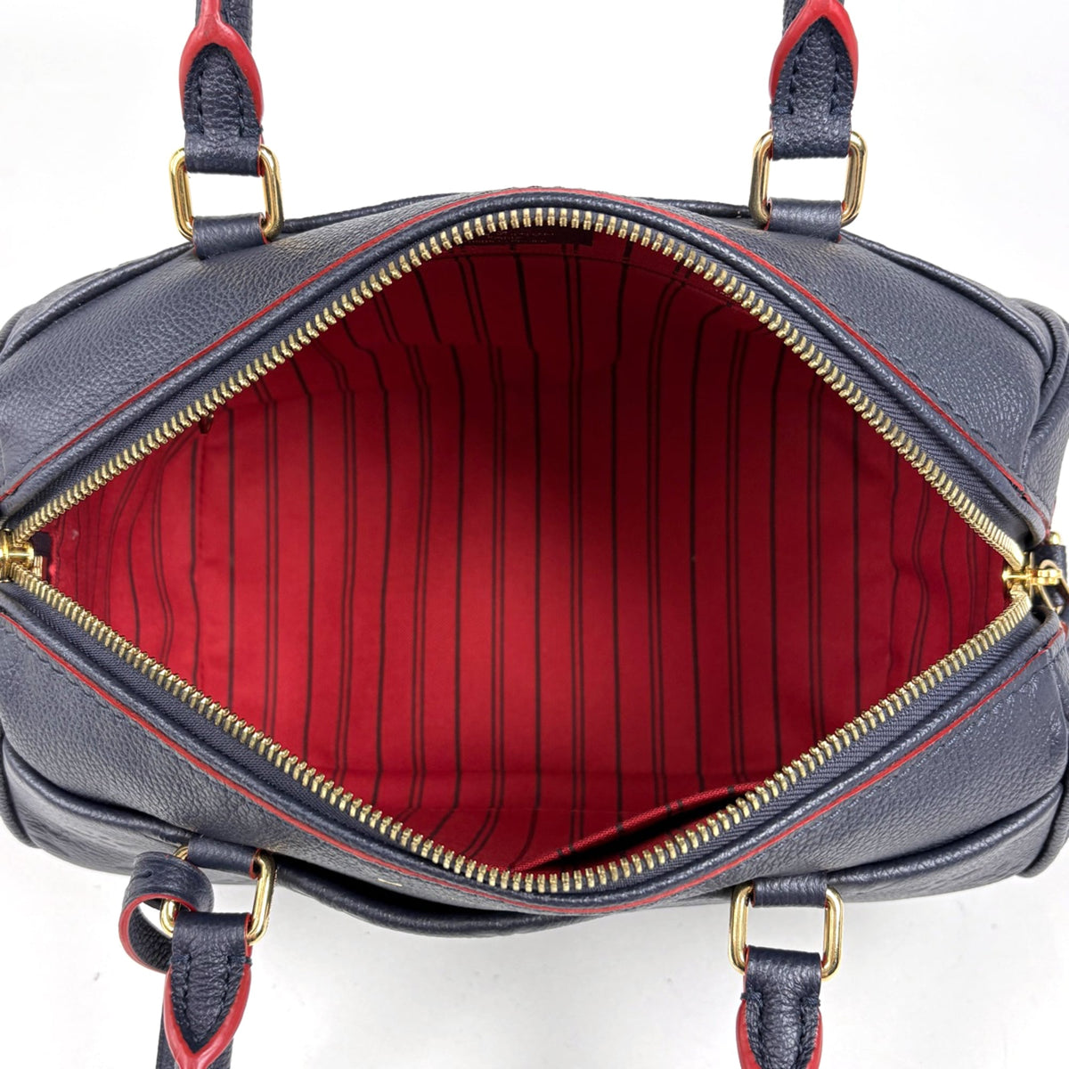 Louis Vuitton Marine Rouge Monogram Empreinte Handbag (Pre-Owned)