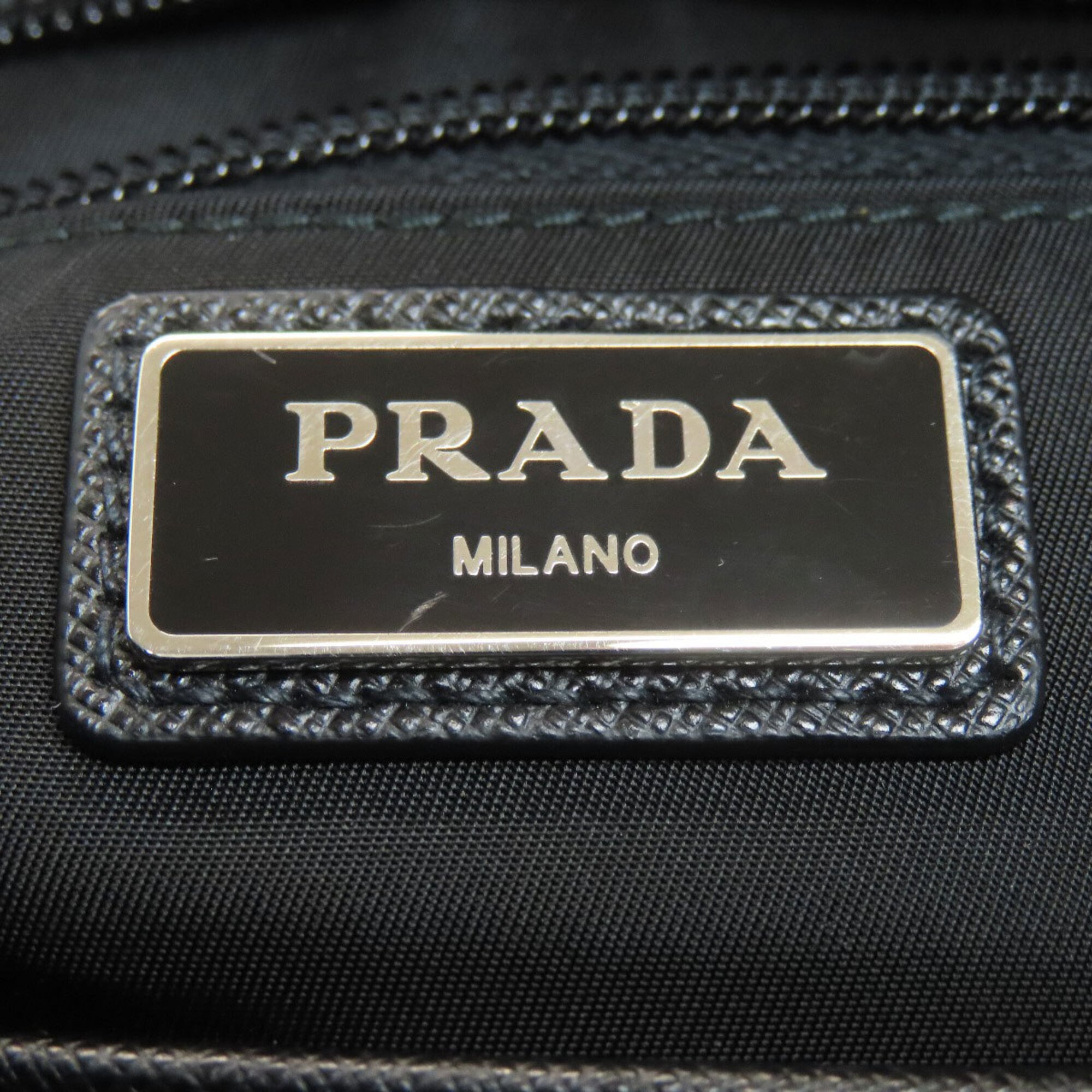Prada Black Nylon Backpack (Pre-Owned)