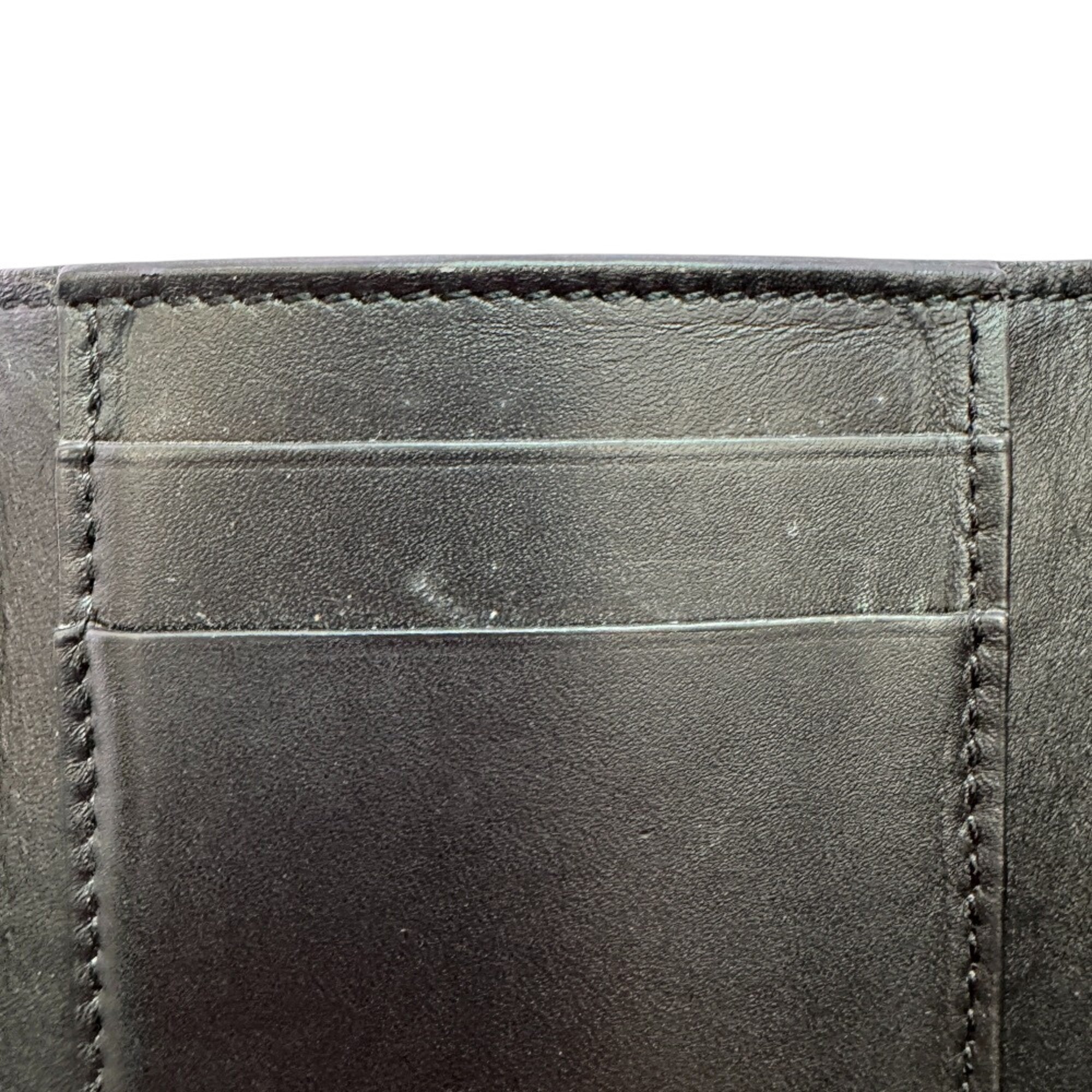 Loewe Black Leather Wallet (Tri-Fold) (Pre-Owned)