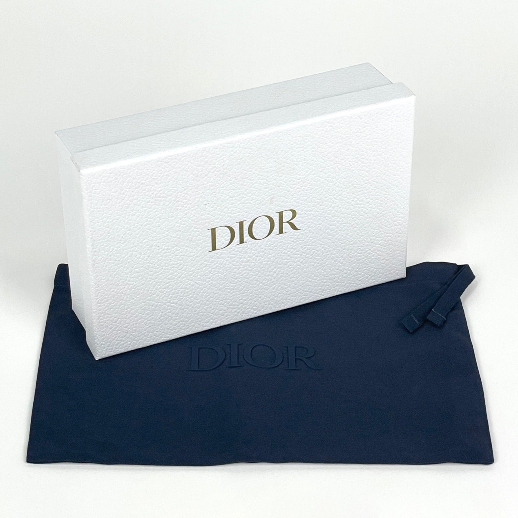 Christian Dior Black Trotter Long Wallet (Bi-Fold) (Pre-Owned)