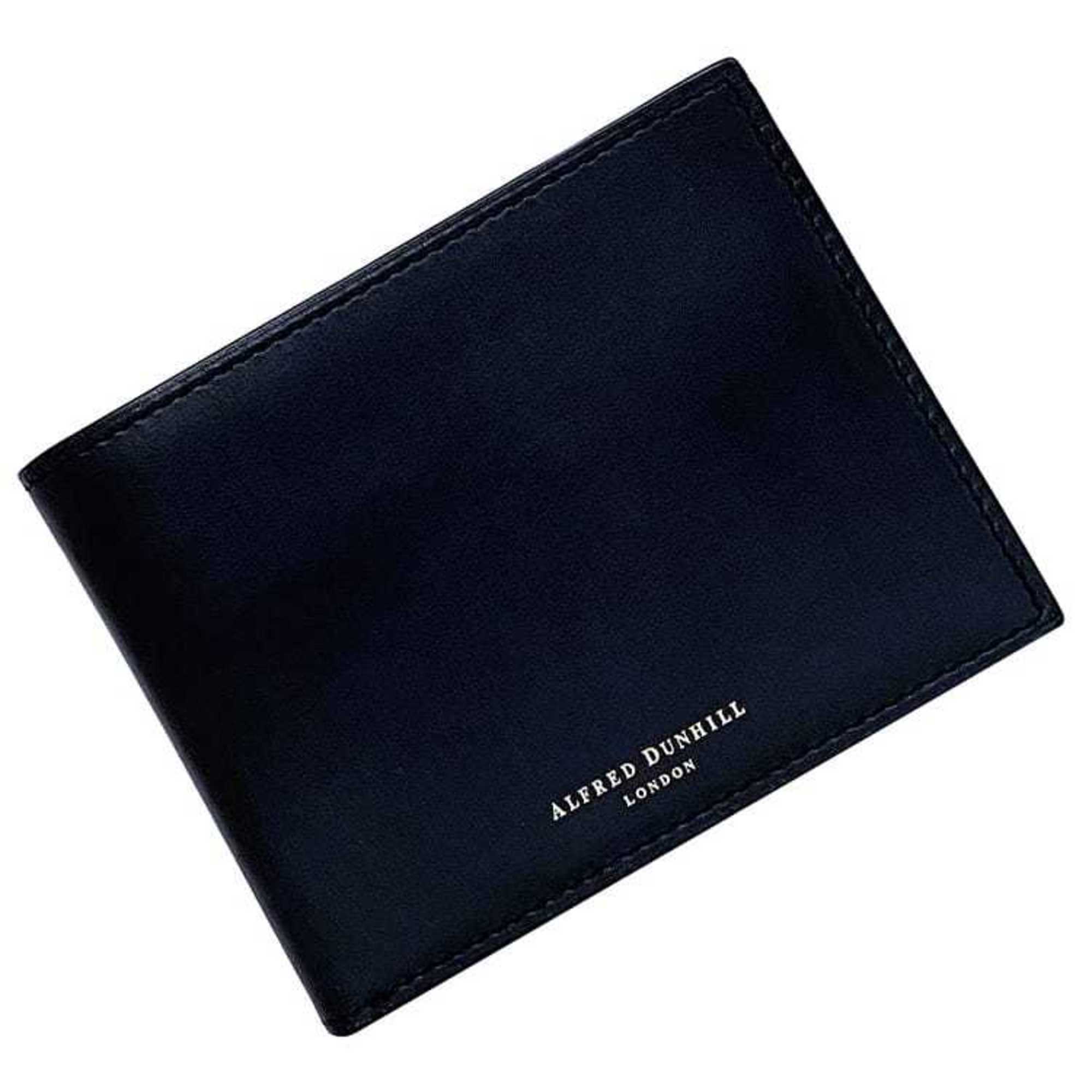 Dunhill Navy Leather Wallet (Bi-Fold) (Pre-Owned)