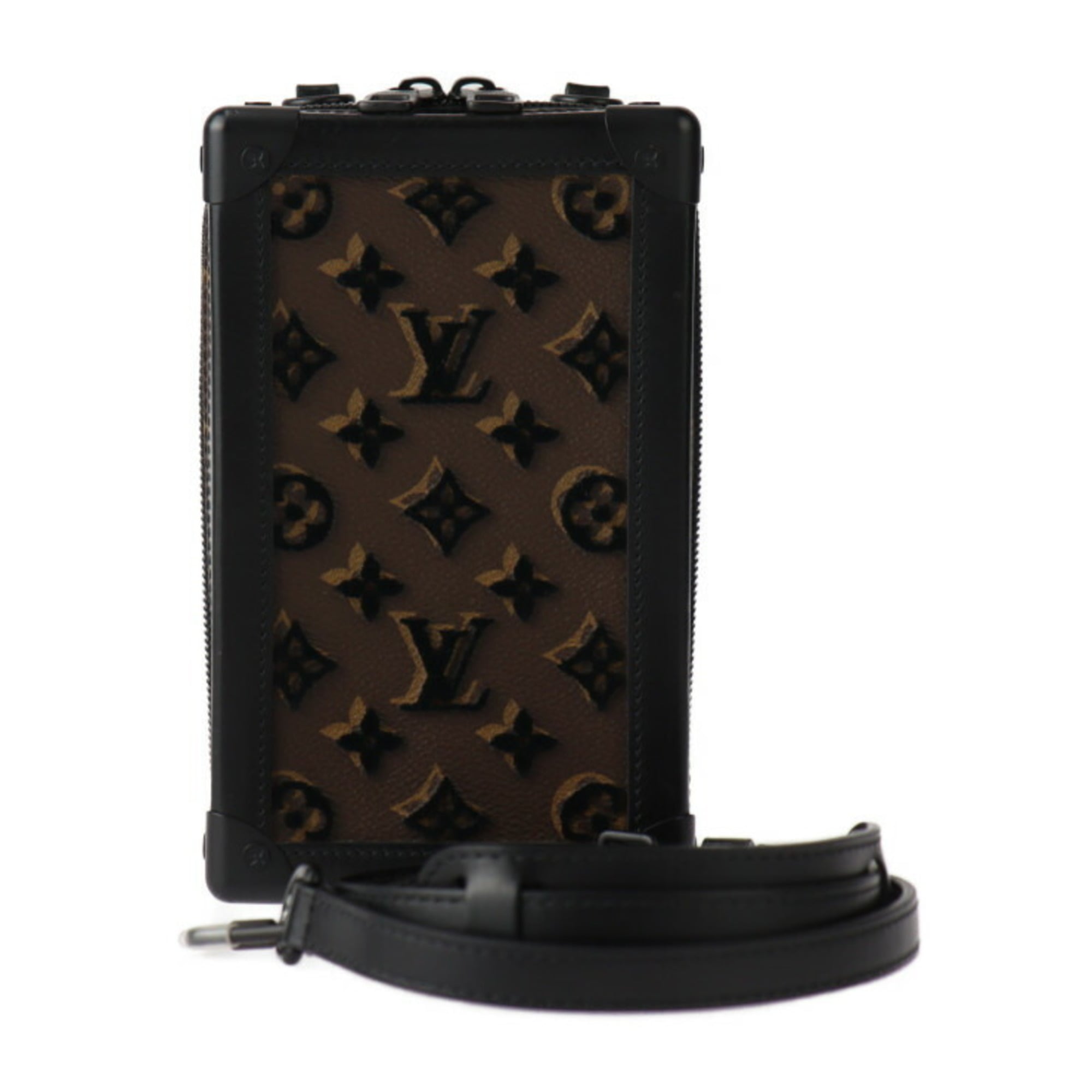 Louis Vuitton Black Brown Monogram Monogram Handbag Pochette Shoulder Bag (Pre-Owned)