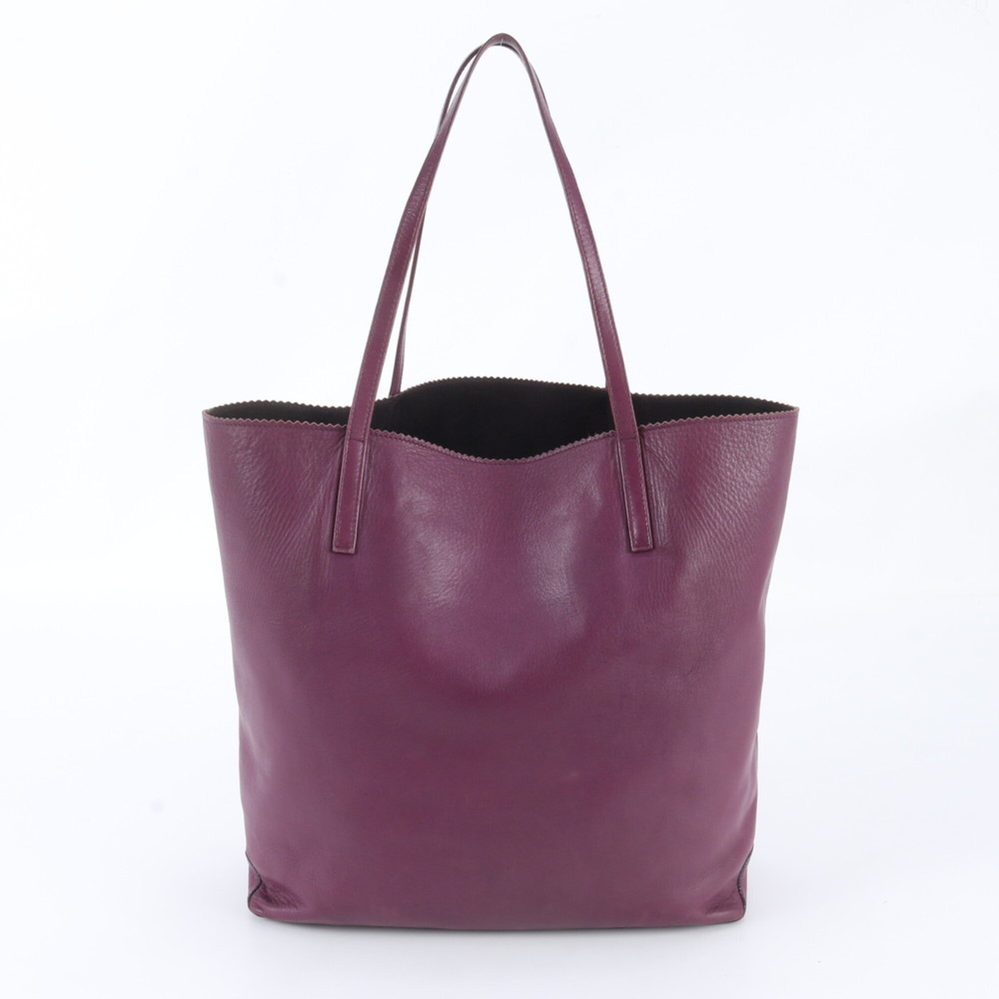 Loewe Purple Leather Handbag Shoulder Bag Tote Bag (Pre-Owned)