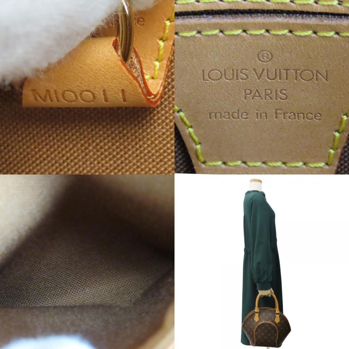 Louis Vuitton Brown Monogram Leather Handbag (Pre-Owned)