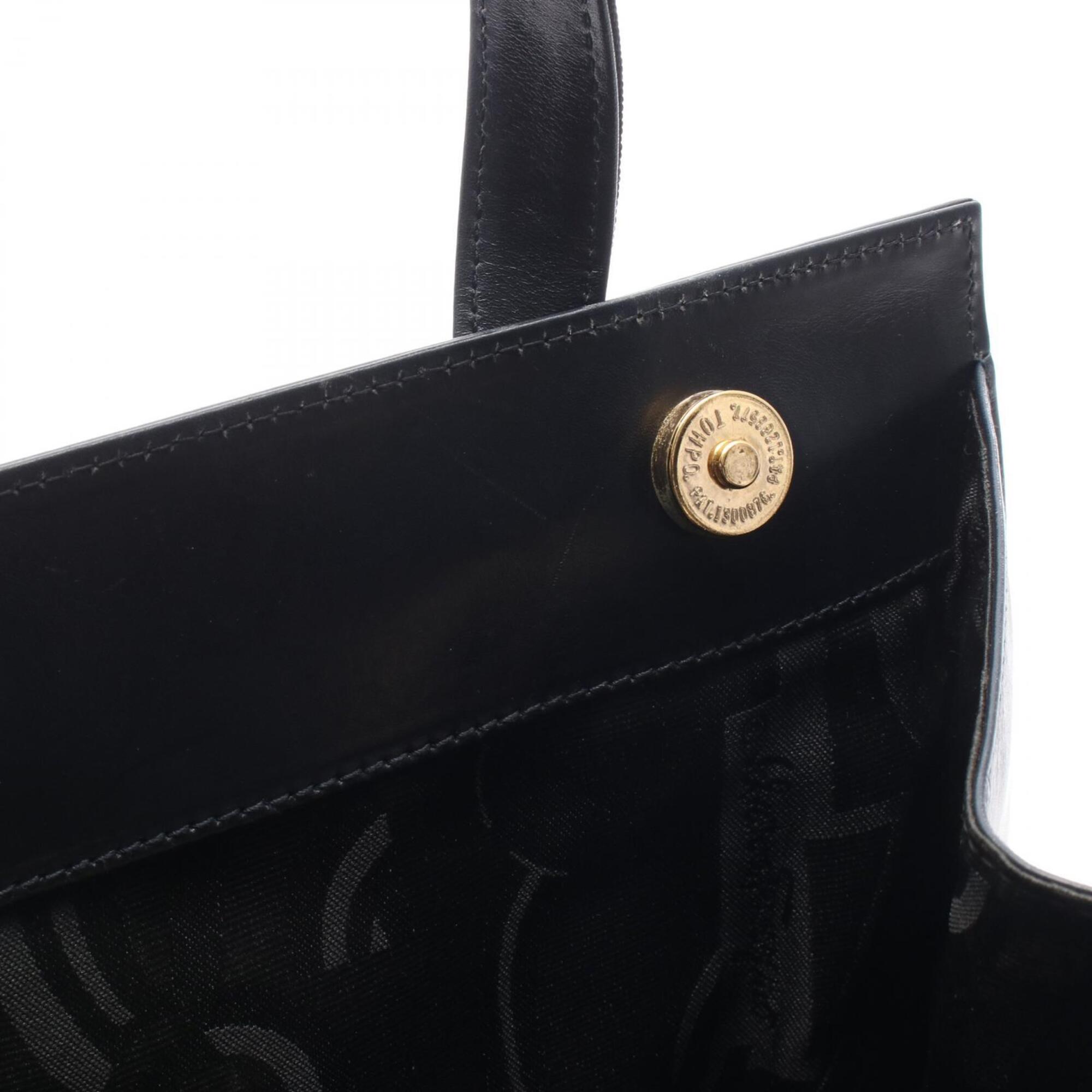 Salvatore Ferragamo Navy Leather Handbag (Pre-Owned)