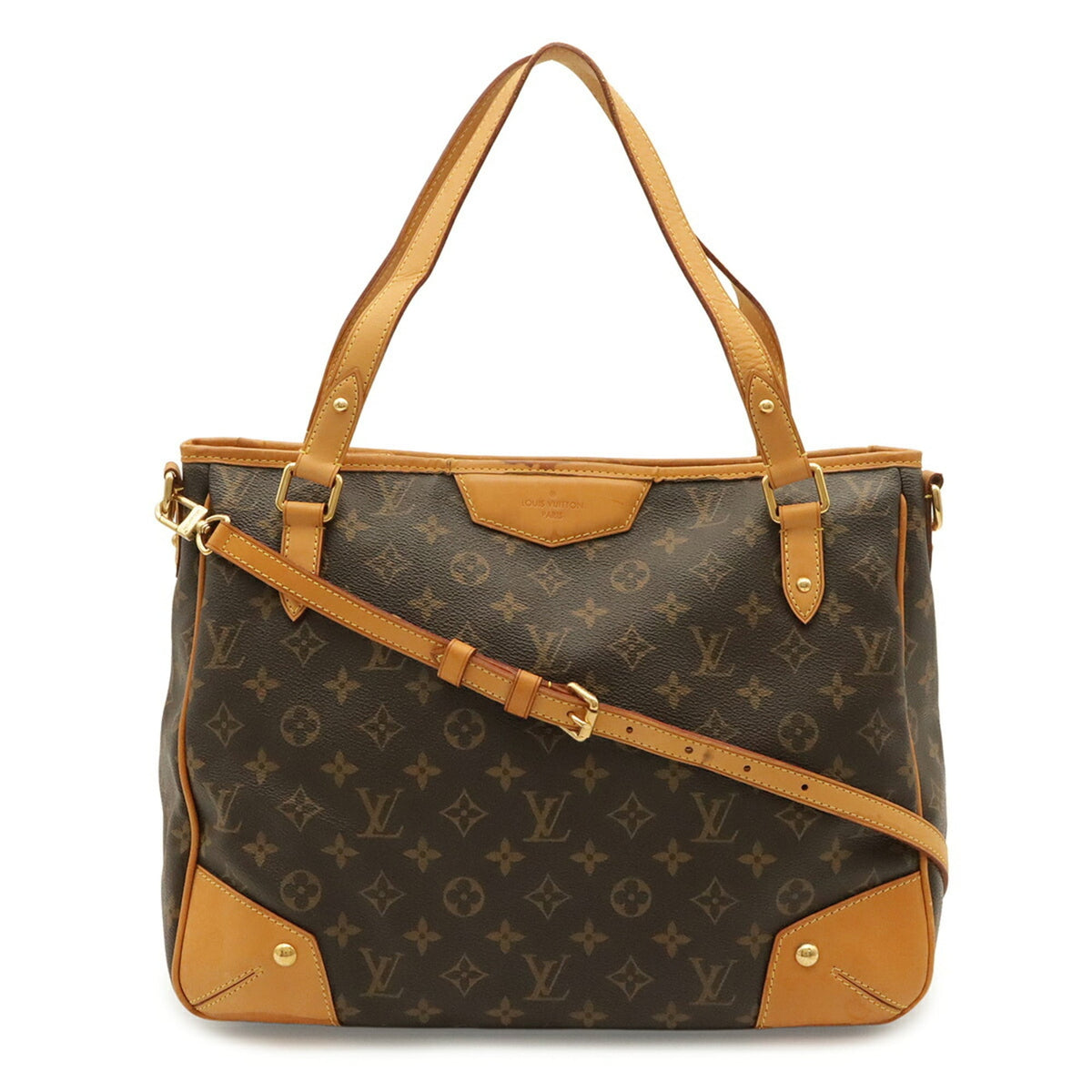 Louis Vuitton Brown Monogram Canvas Pvc Coated Canvas Shoulder Bag Tote Bag (Pre-Owned)