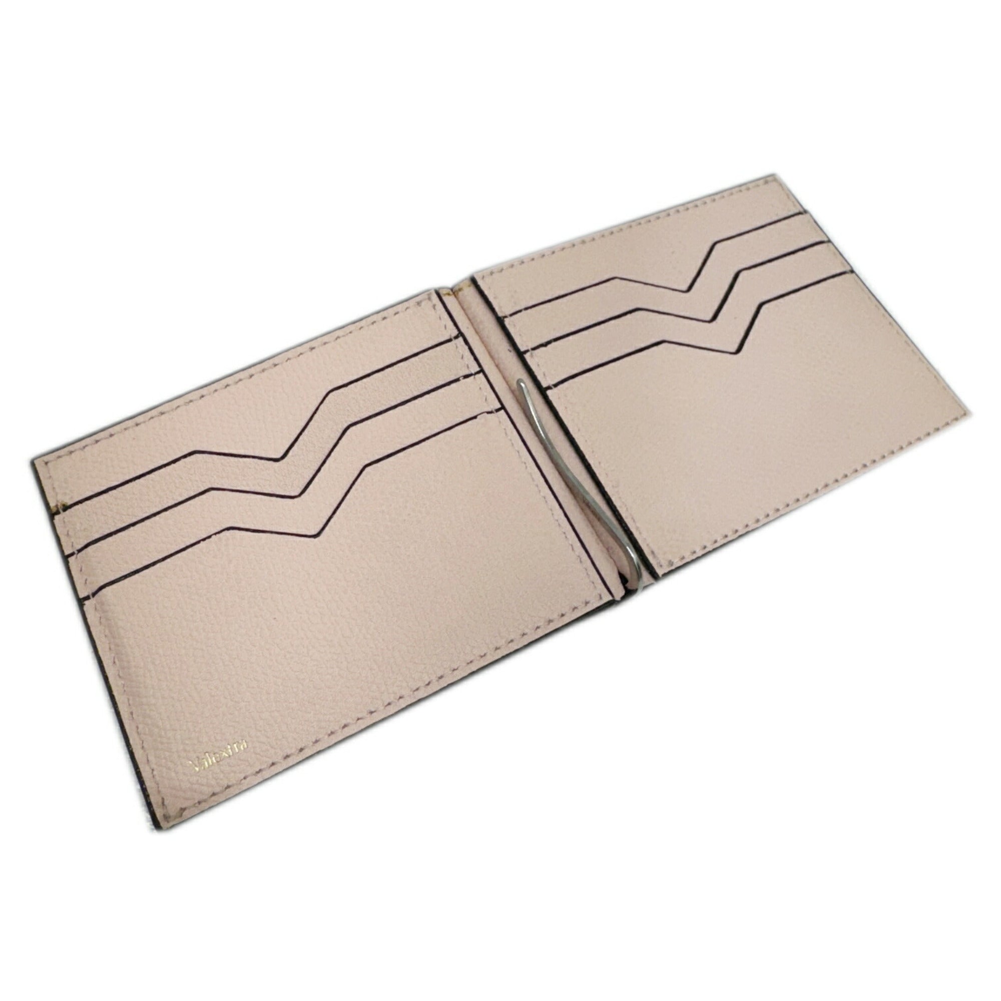 Valextra Pink Leather Money Clip (Pre-Owned)